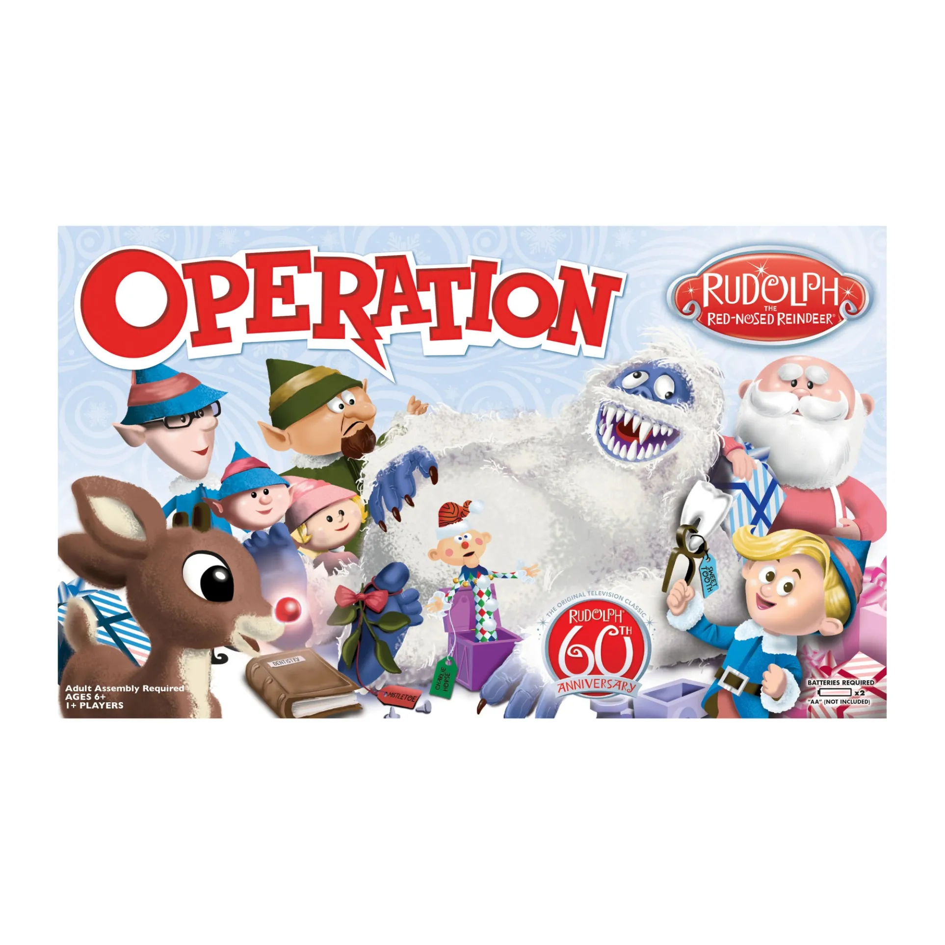Rudolph the Red-Nosed Reindeer Operation 60th Anniversary Board Game