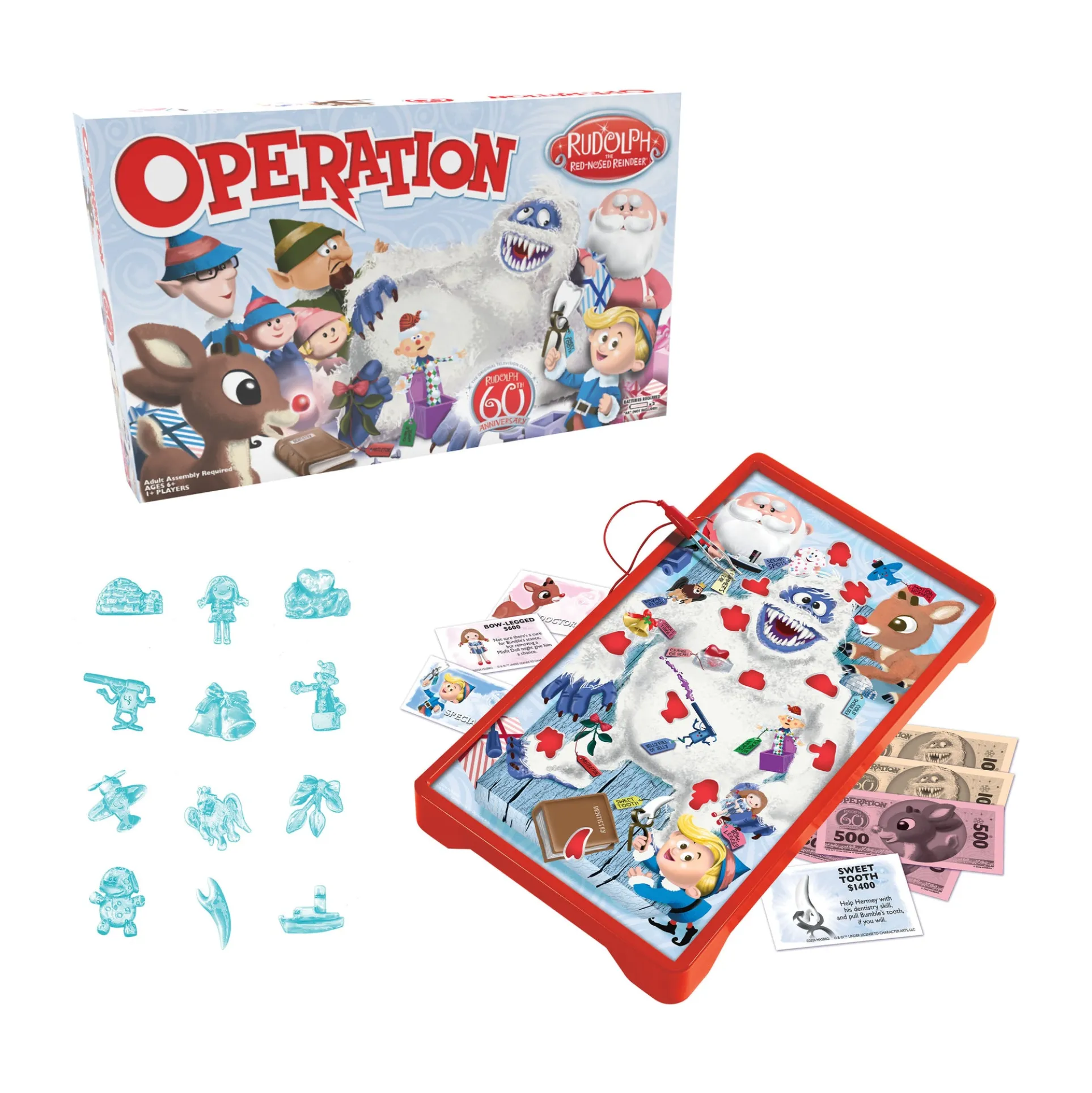 Rudolph the Red-Nosed Reindeer Operation 60th Anniversary Board Game