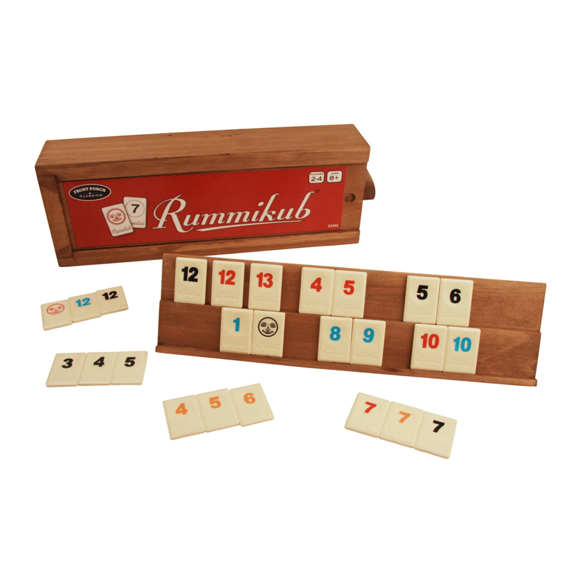 Rummikub Classic Strategy Game with Wooden Storage Box