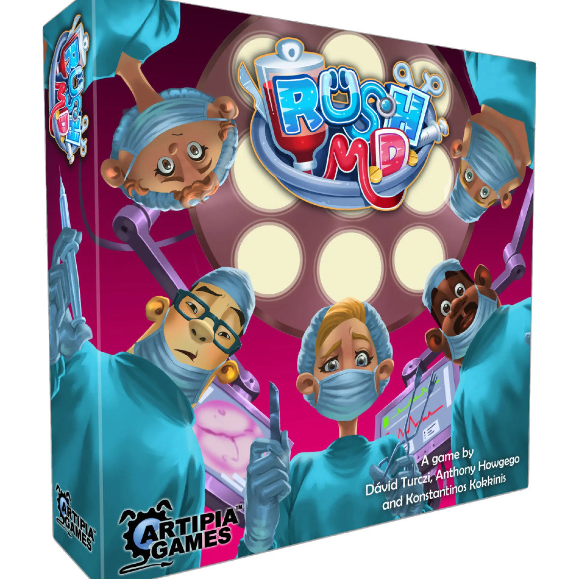 Rush M.D. Cooperative Medical Simulation Board Game by Artipia Games