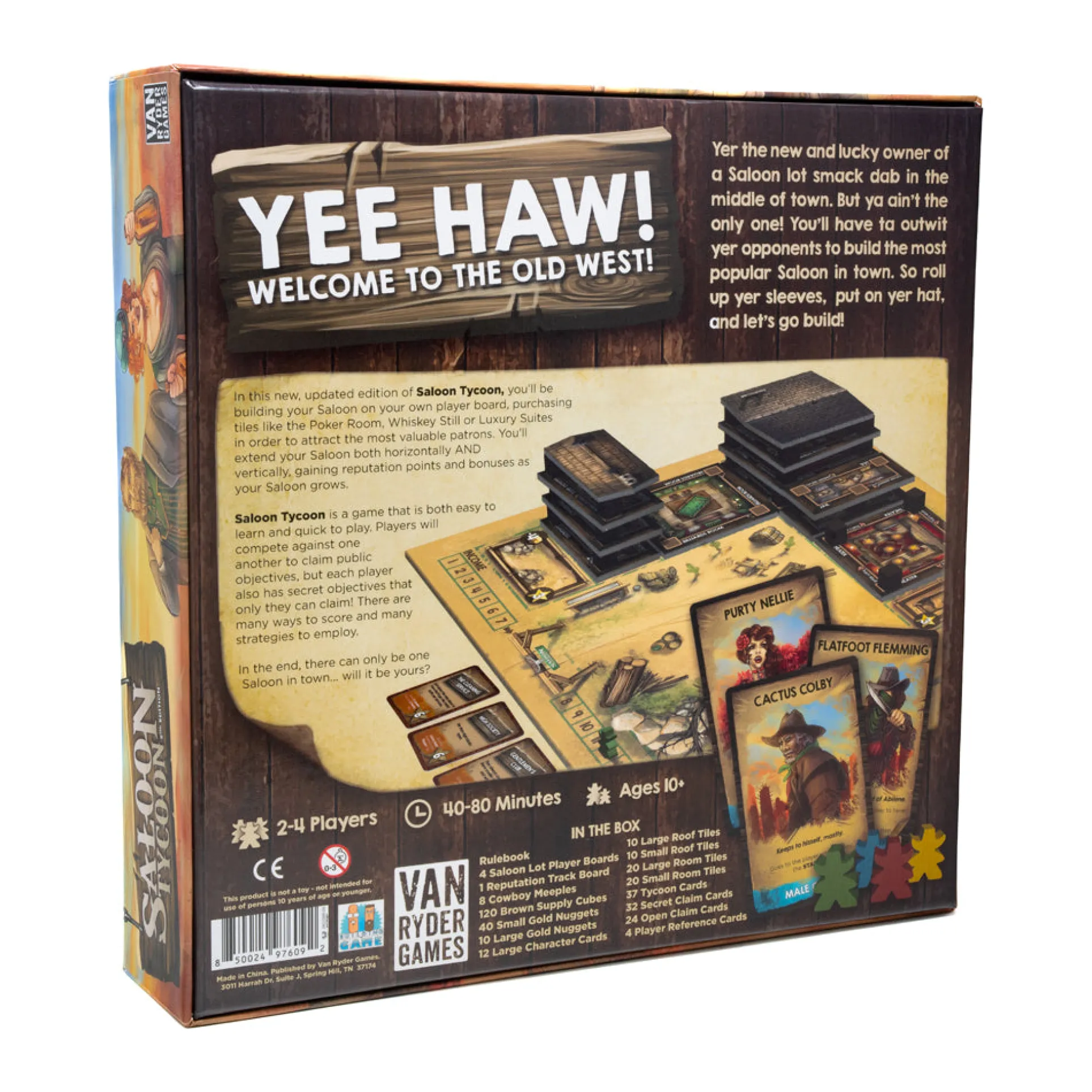 Saloon Tycoon 2nd Edition Strategy Board Game