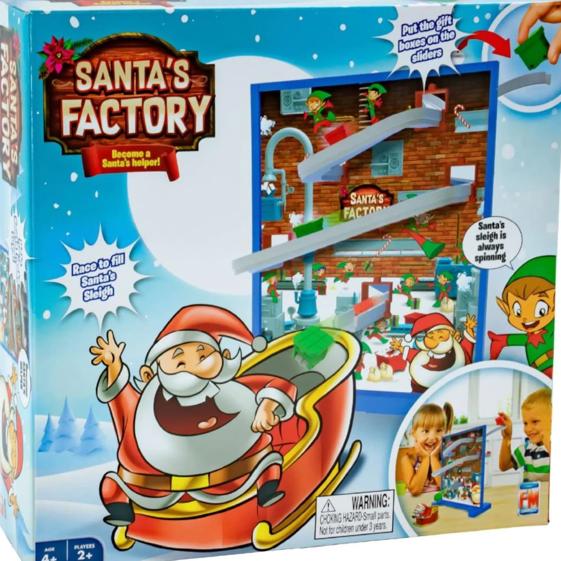 Santa's Factory Gift Delivery Strategy Board Game
