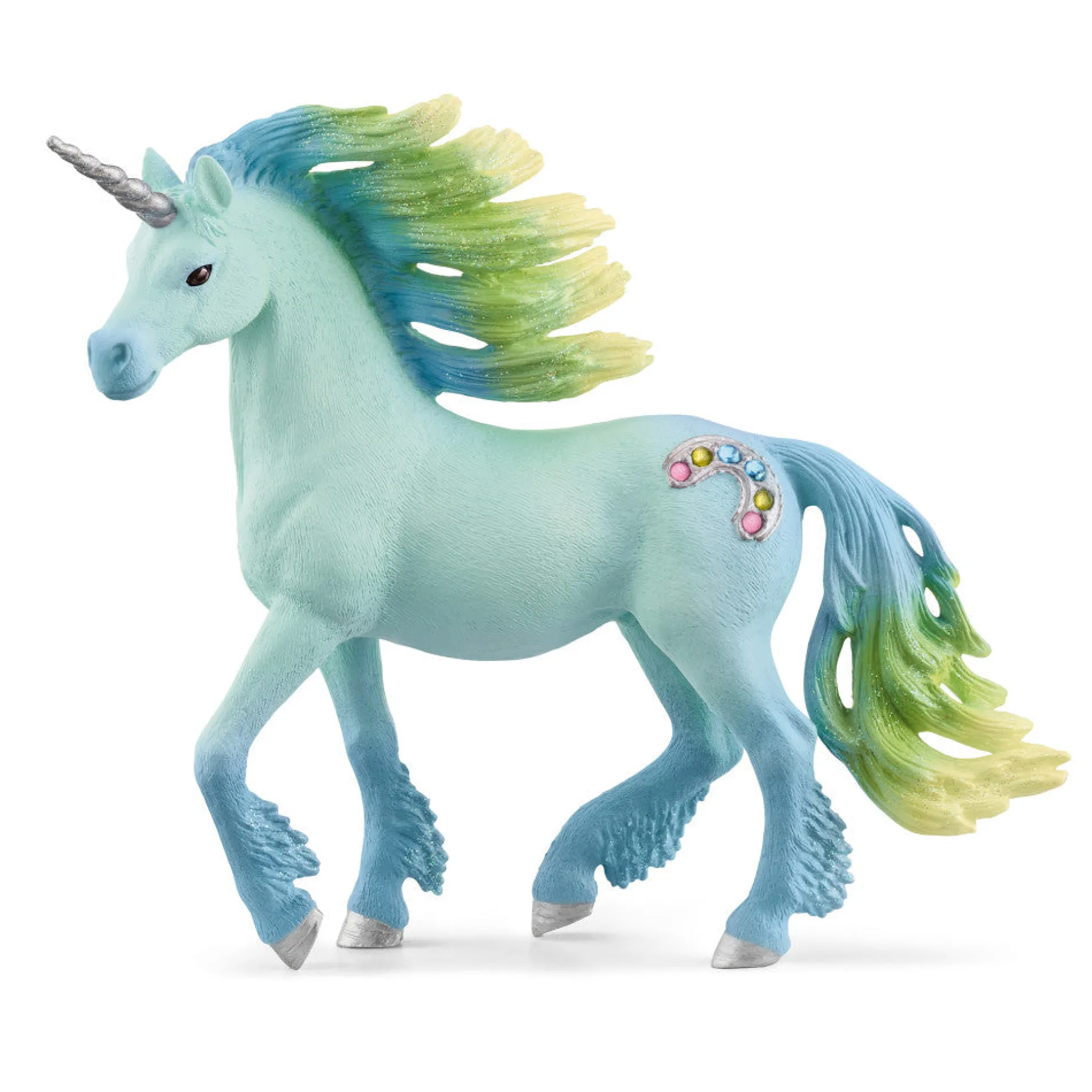 Schleich Bayala 5.4 inch Marshmallow Unicorn Stallion - Magical Figurine