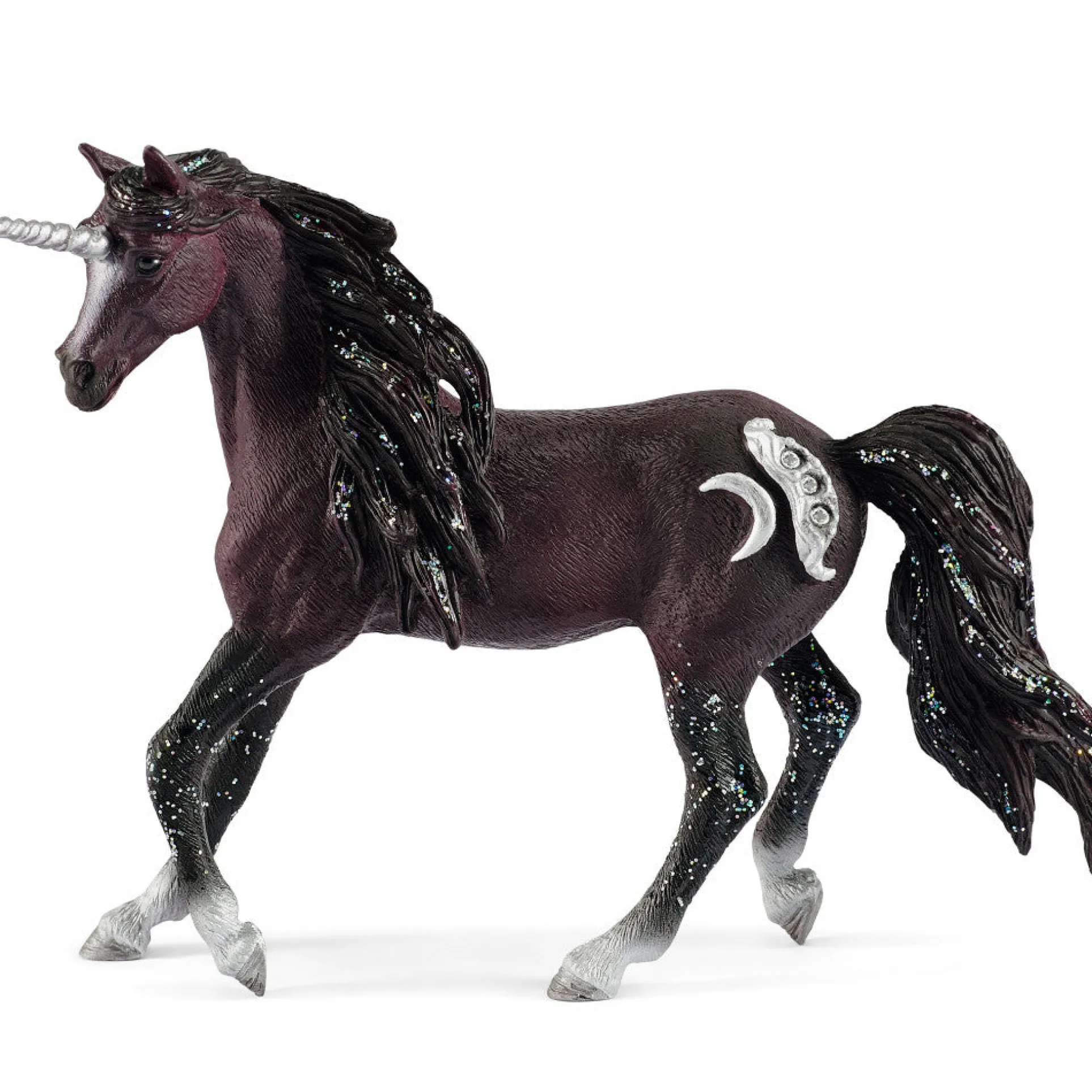 Schleich Bayala 7.1 inch Moon Unicorn Stallion - Magical Figurine