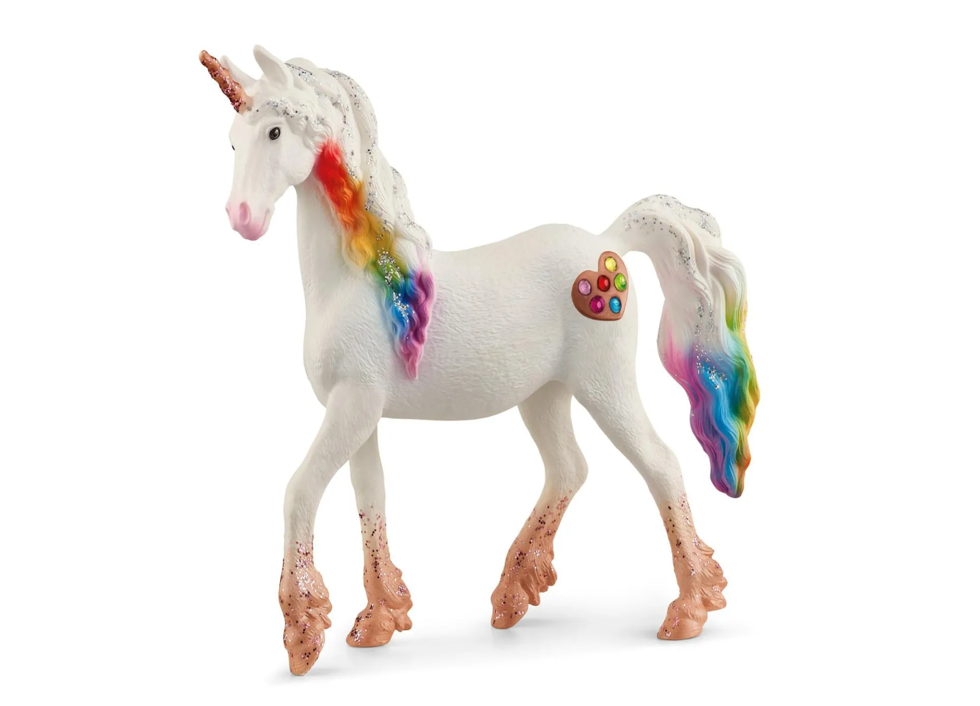 Schleich Bayala 7 inch Rainbow Love Unicorn Mare - Magical Figurine