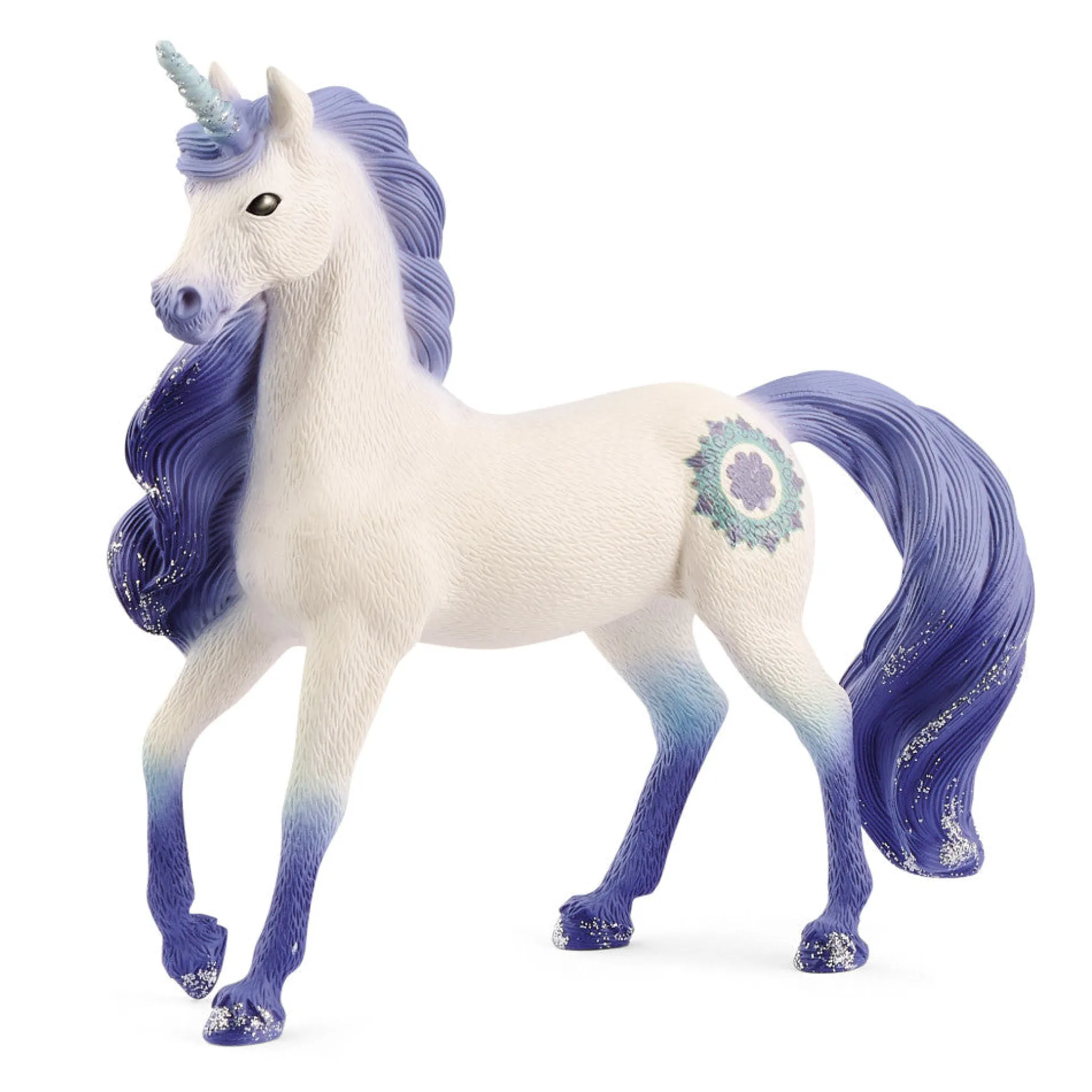 Schleich Bayala 7 inch Mandala Unicorn Stallion - Magical Figurine