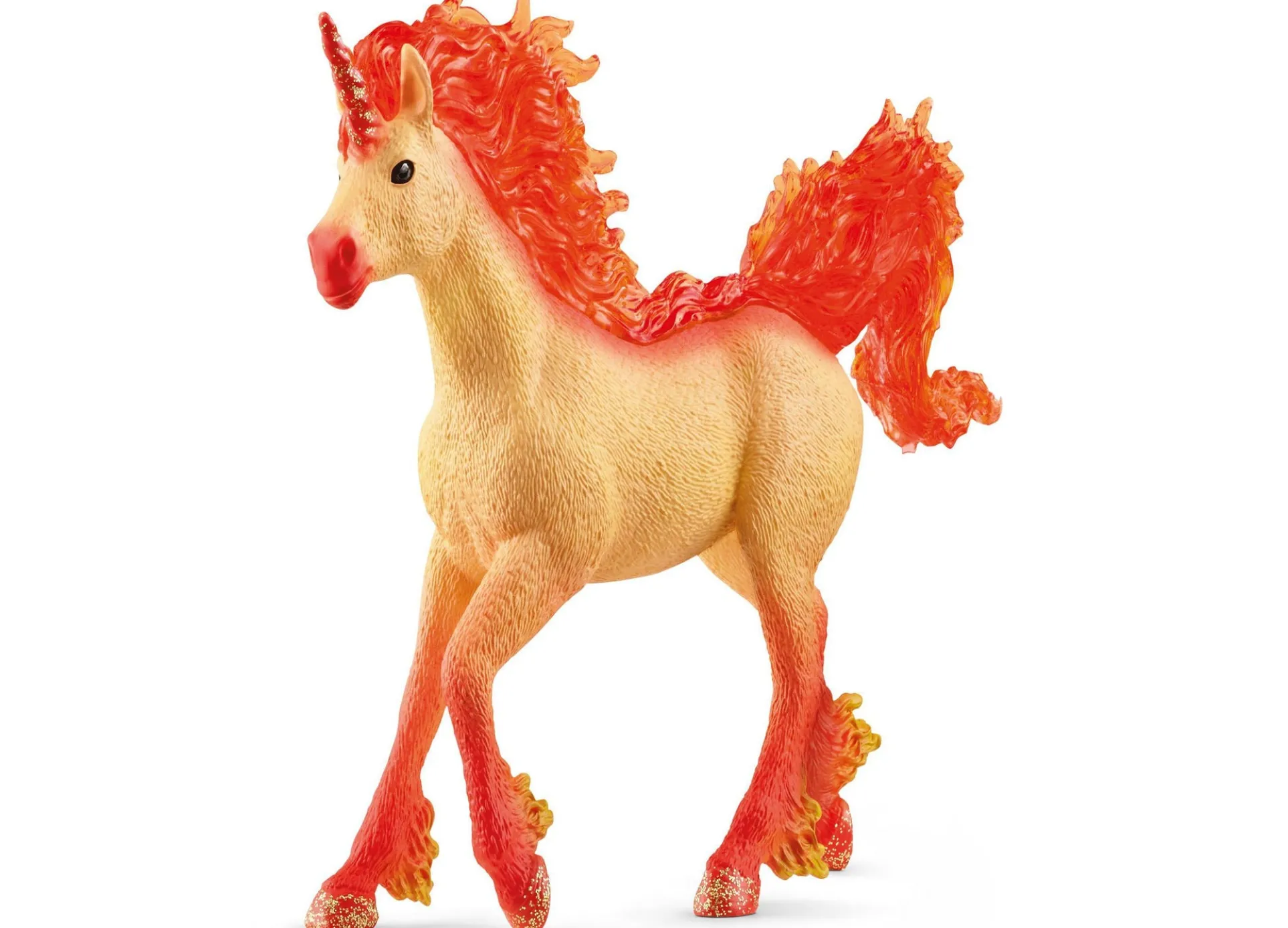 Schleich Bayala Elementa Fire Unicorn Stallion 5.7 inch Magical Figurine