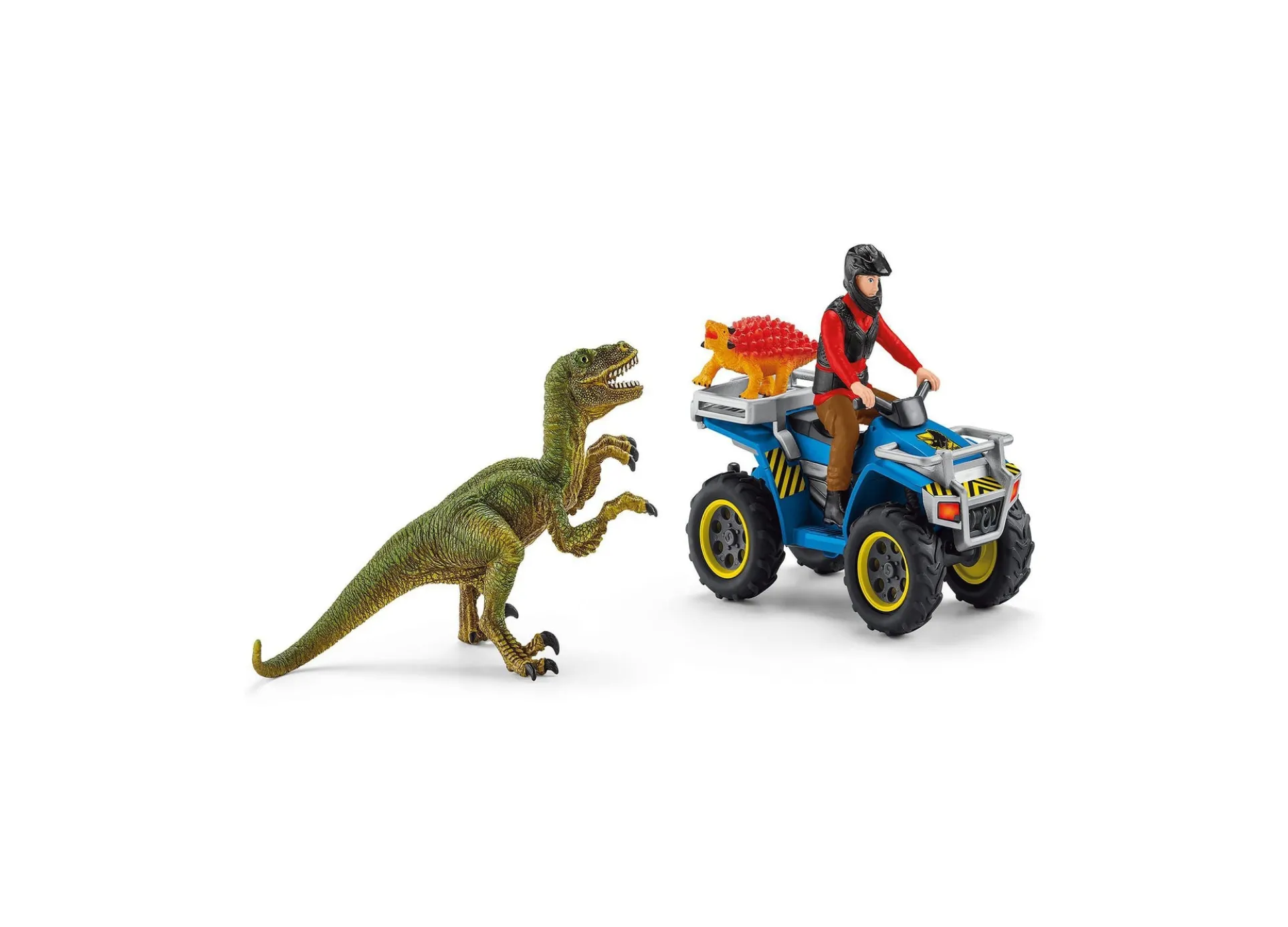 Schleich Dinosaurs Quad Escape from Velociraptor Playset