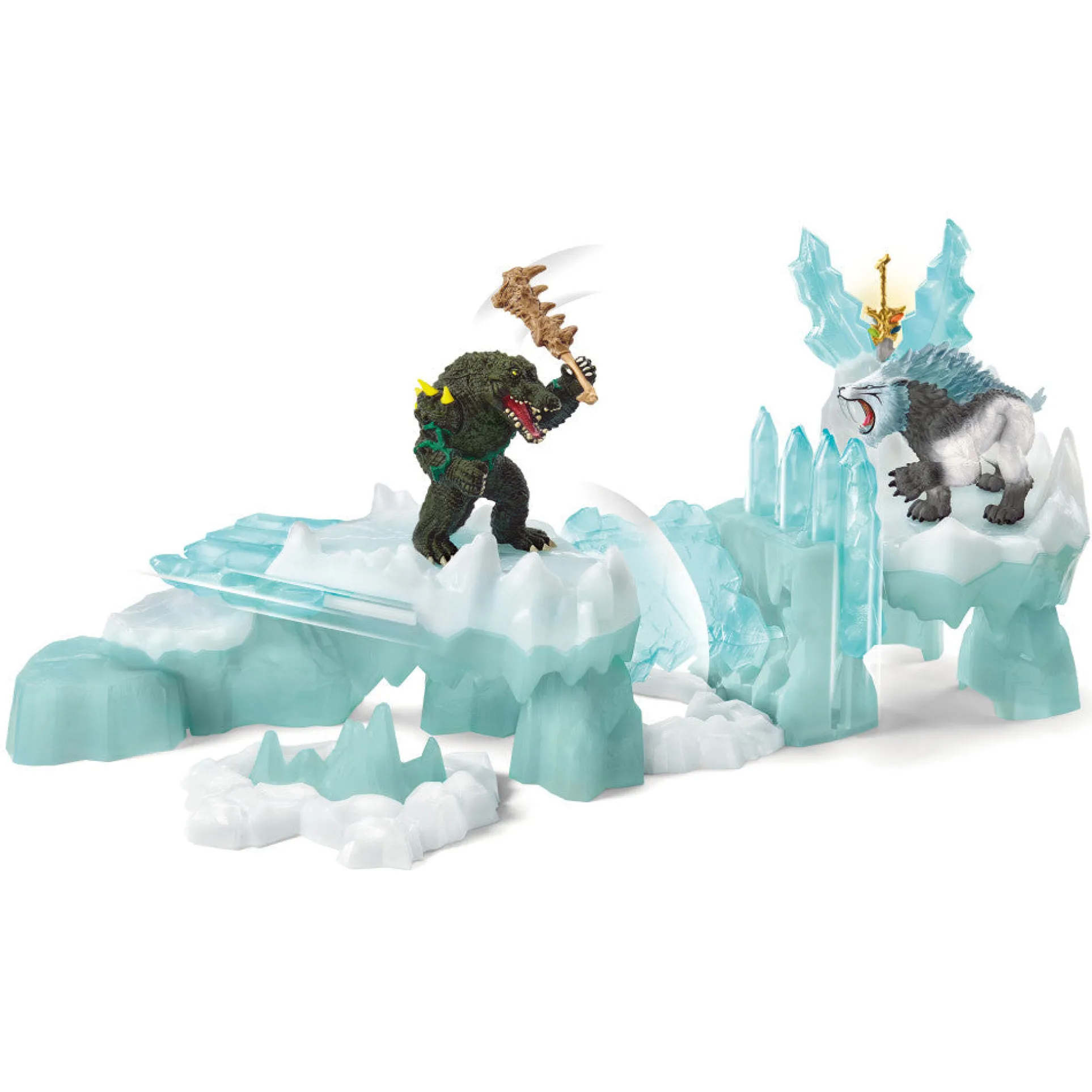 Schleich Eldrador Creatures 29-Piece Attack On Ice Fortress Playset for Ages 7-12