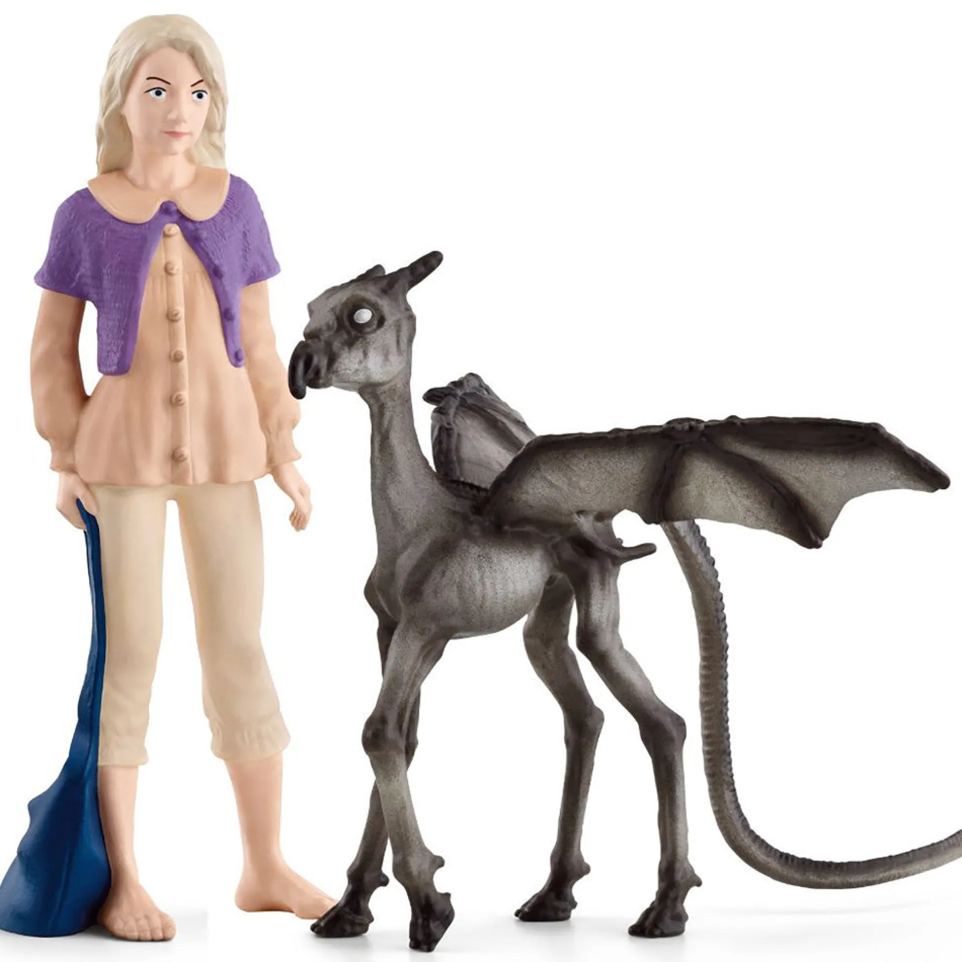 Schleich Harry Potter Luna Lovegood & Baby Thestral Collectible Figurine Set