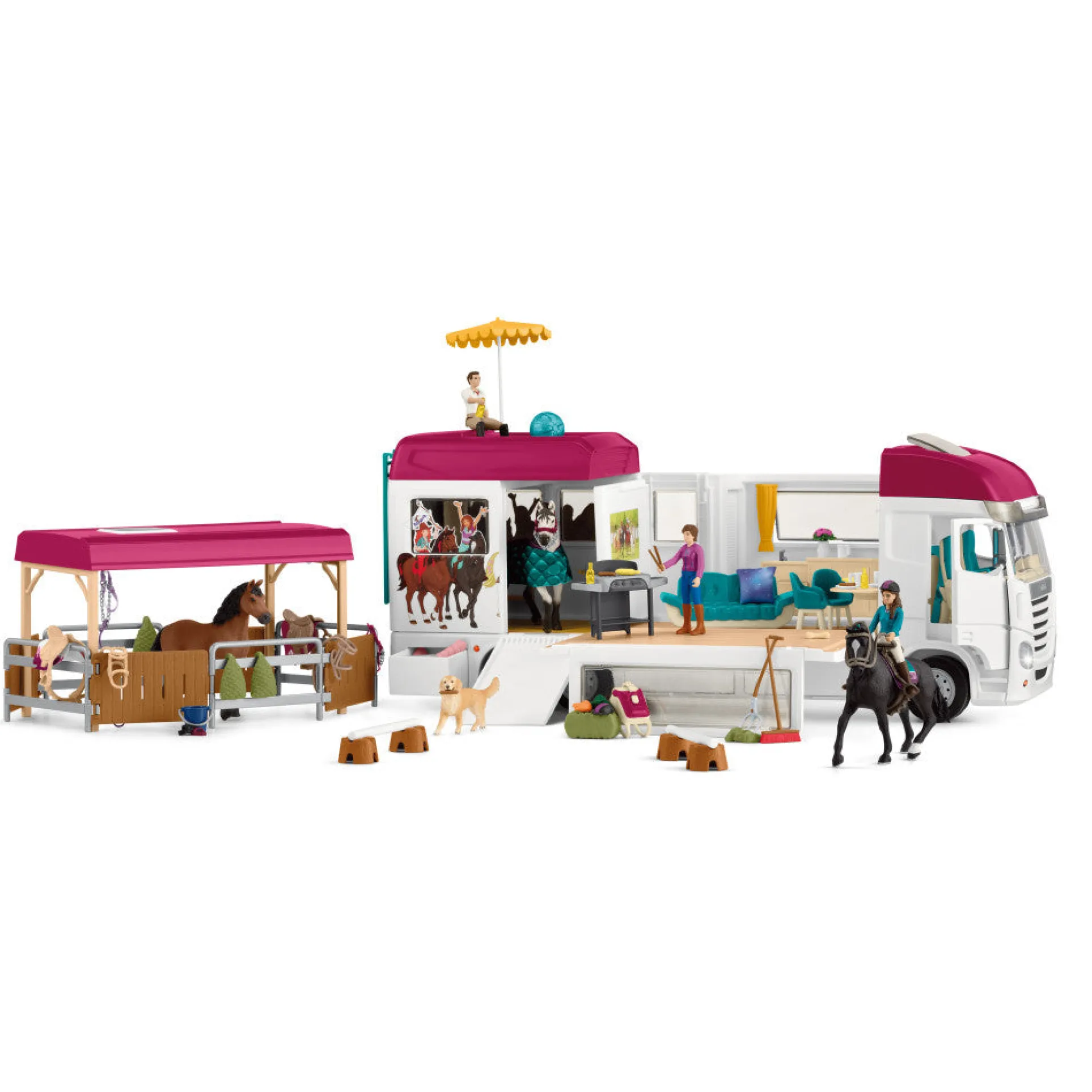 Schleich Horse Club Horse Transporter Playset - 227 Pieces, Ages 5-12