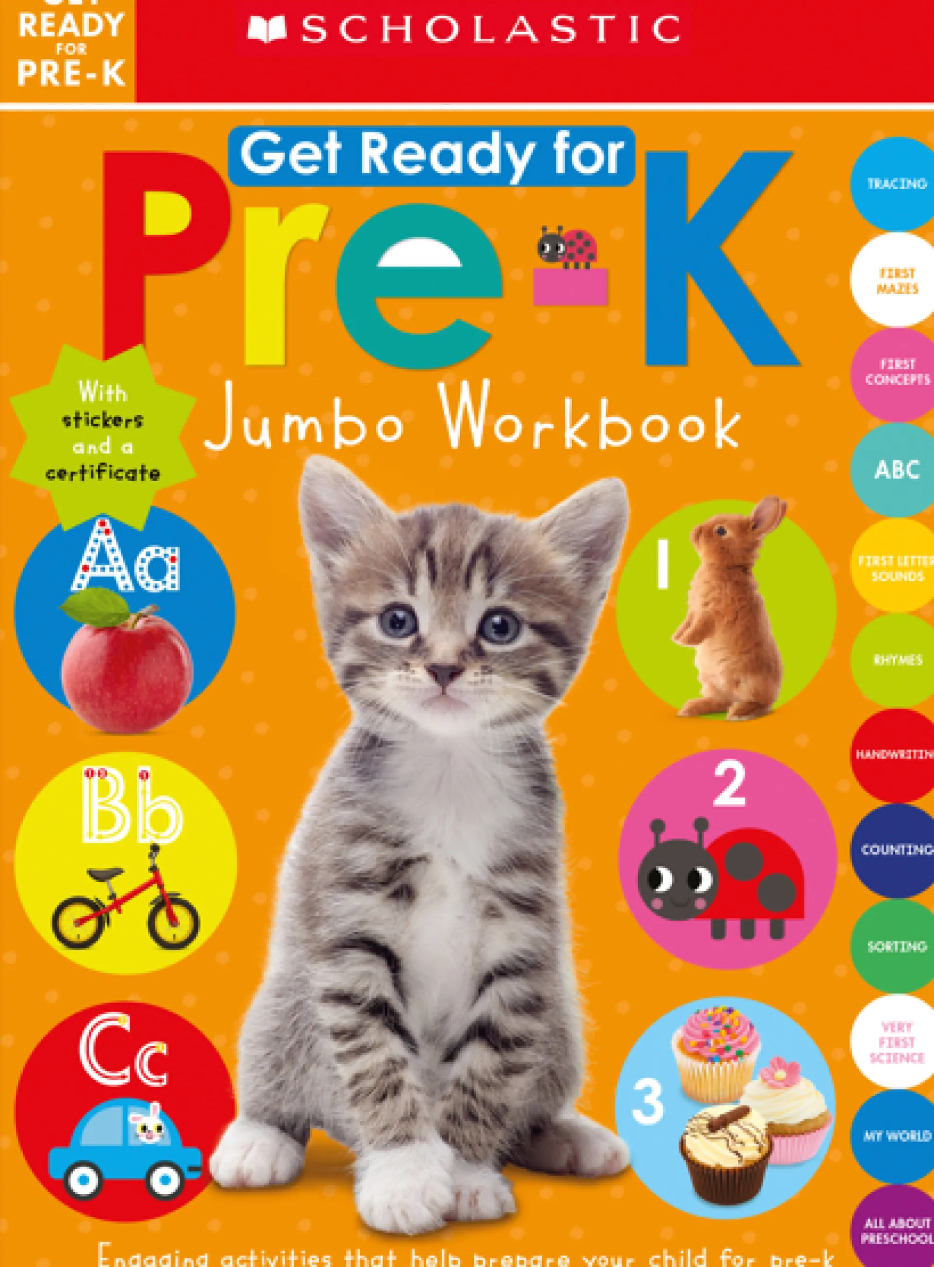 Scholastic Early Learners - Get Ready for Pre-K Jumbo Workbook