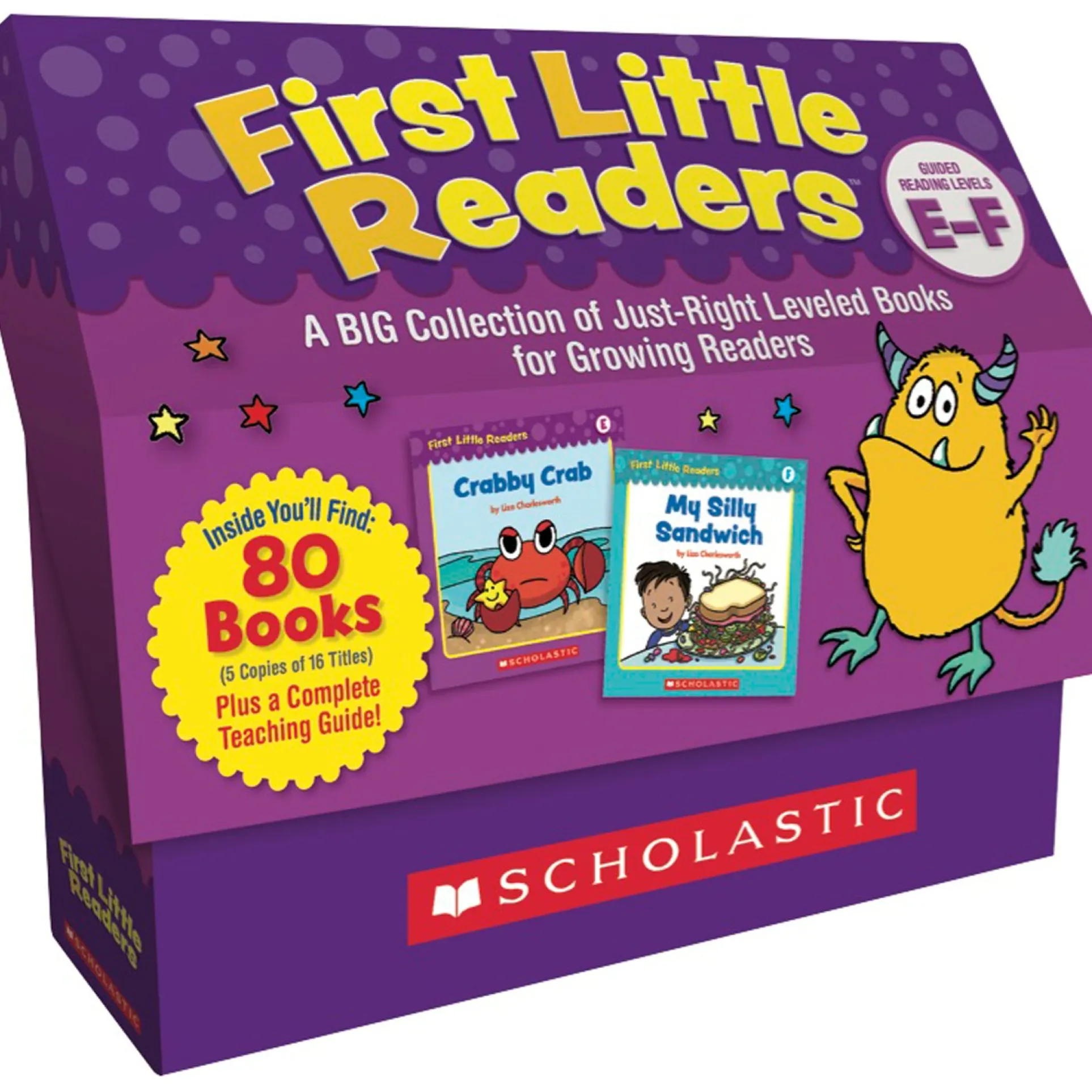 Scholastic First Little Readers Classroom Set: 80 Books, Levels E & F