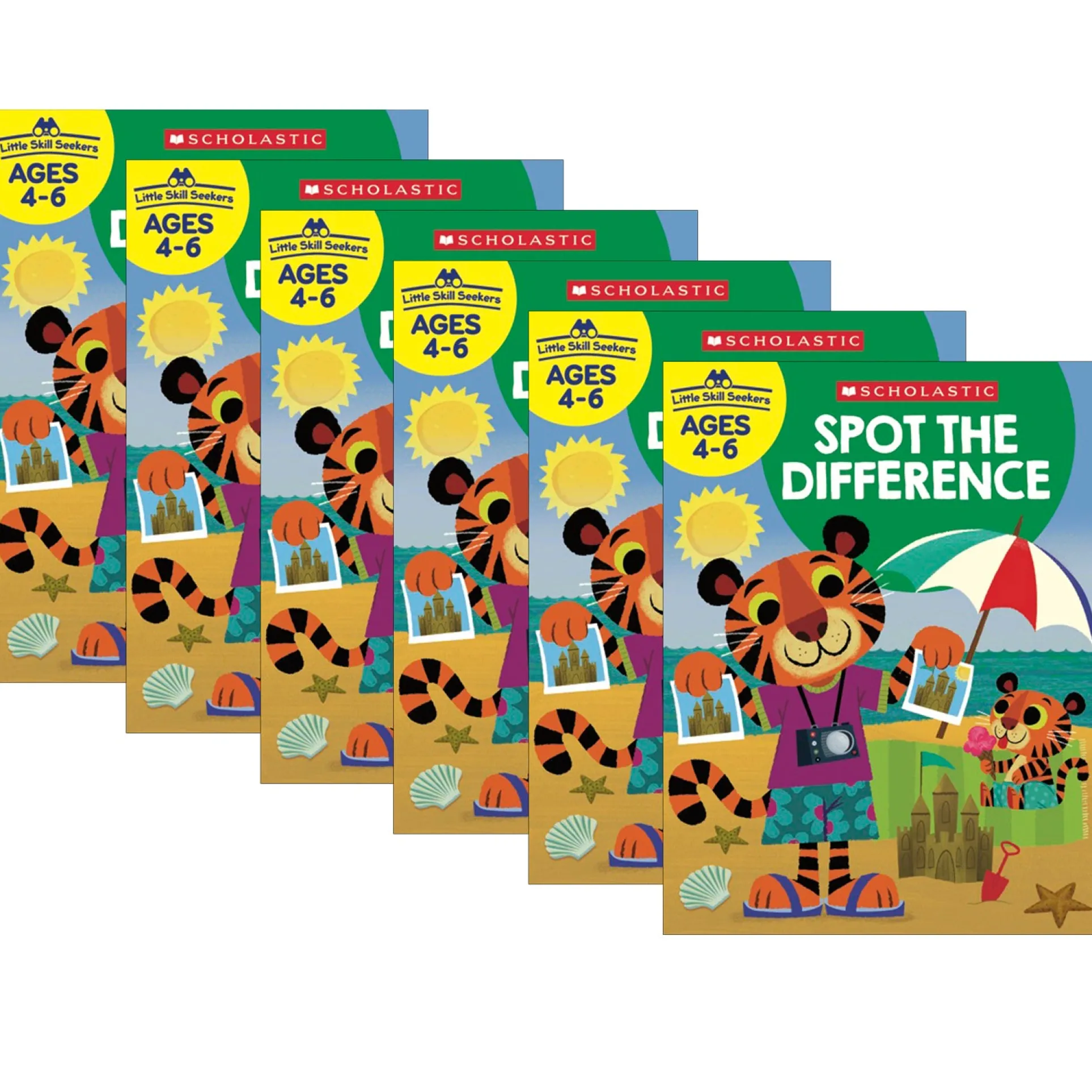 Scholastic Little Skill Seekers - Spot the Difference Activity Book - Pack of 6