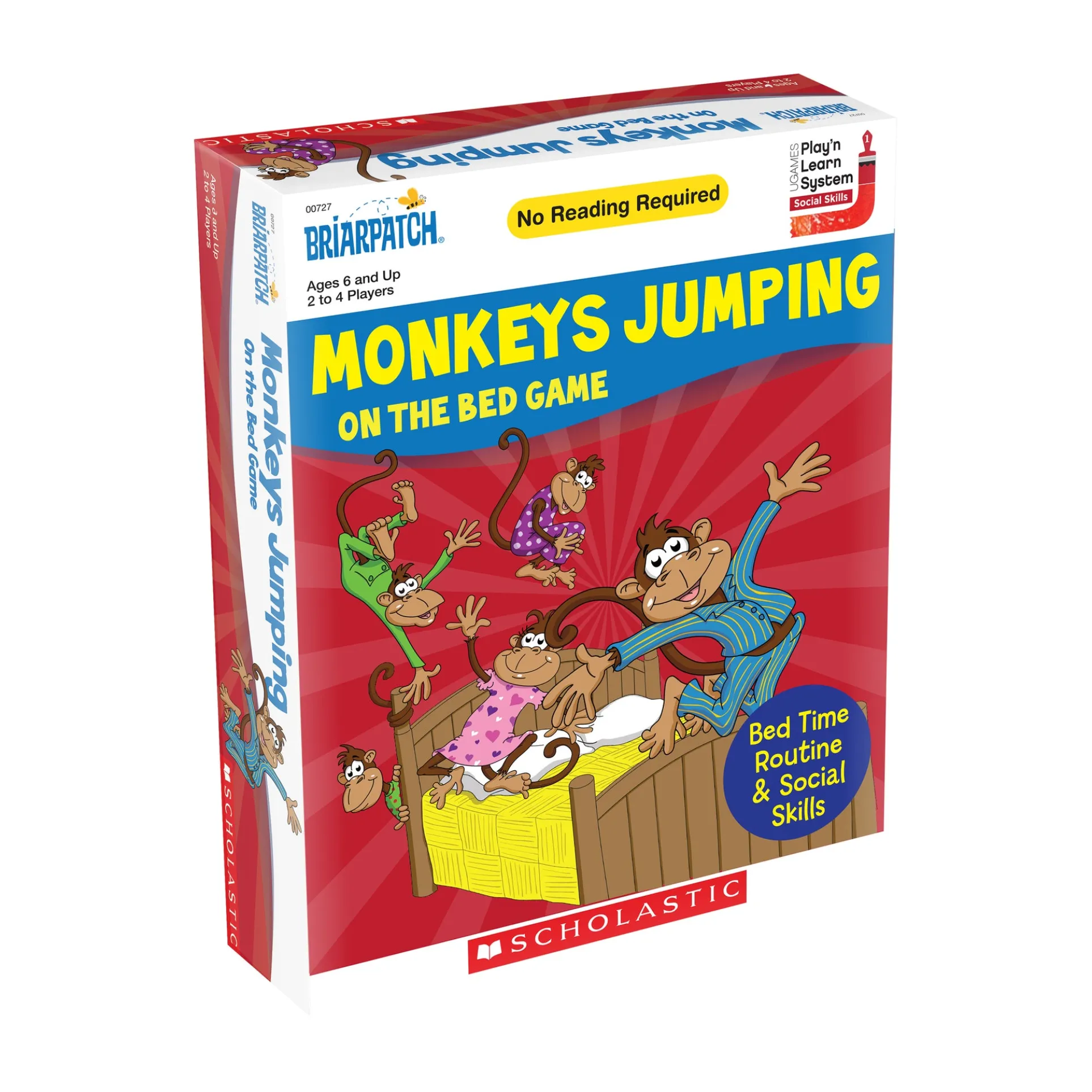 Scholastic Monkeys Jumping on the Bed Color Matching Game