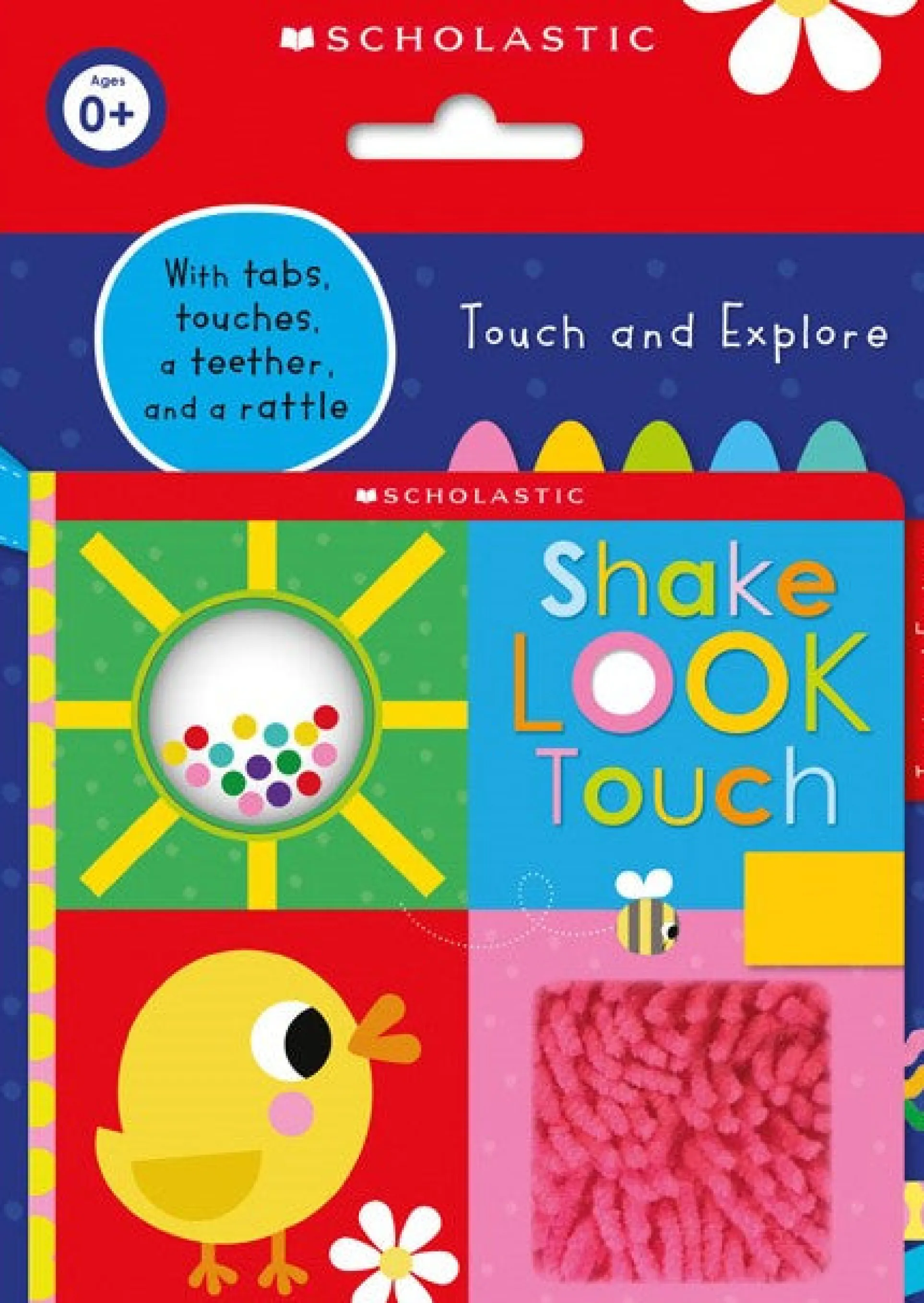 Scholastic Shake Look Touch Interactive Cloth Book