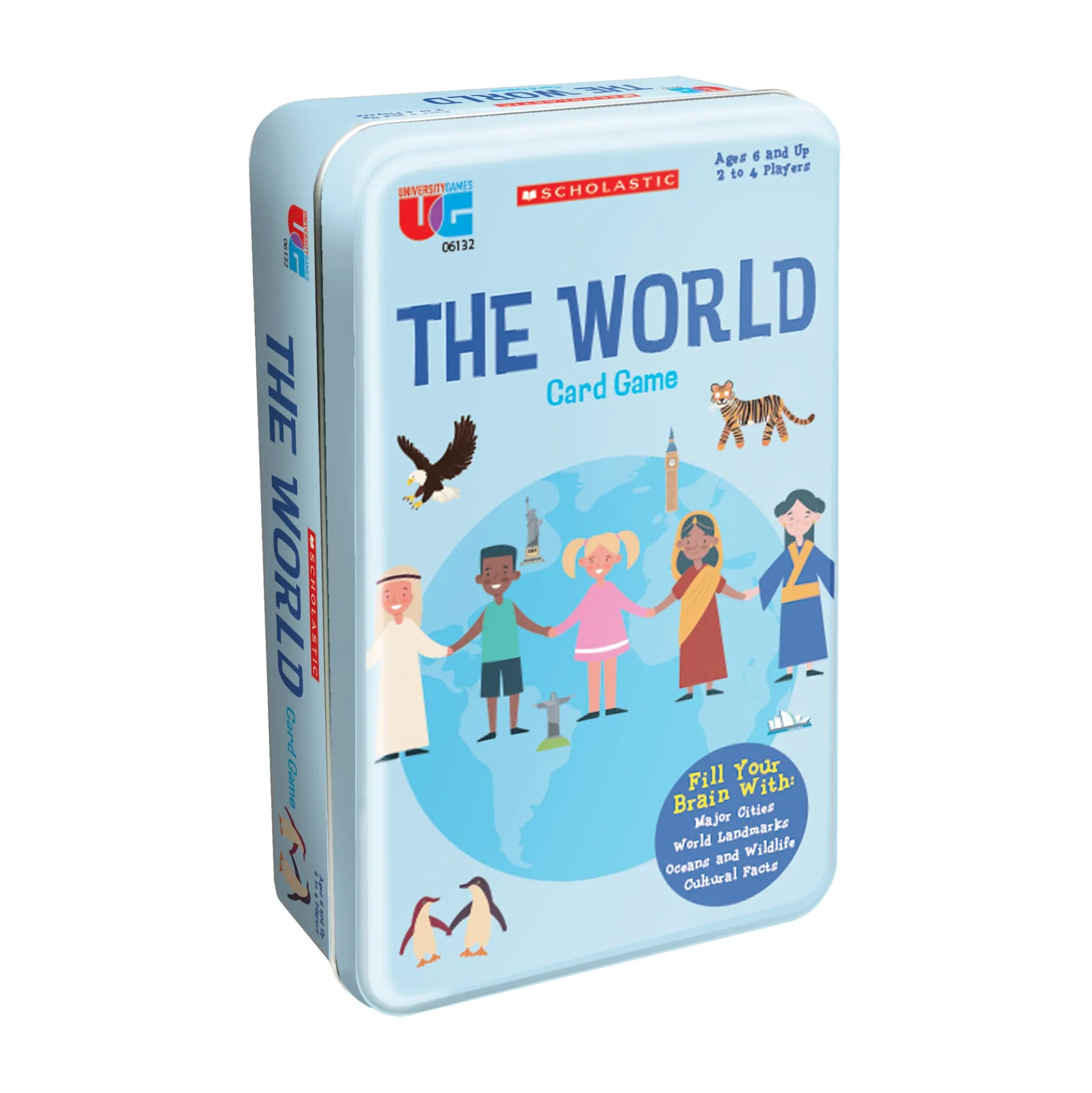 Scholastic The World Explorers Illustrated Fact Card Game