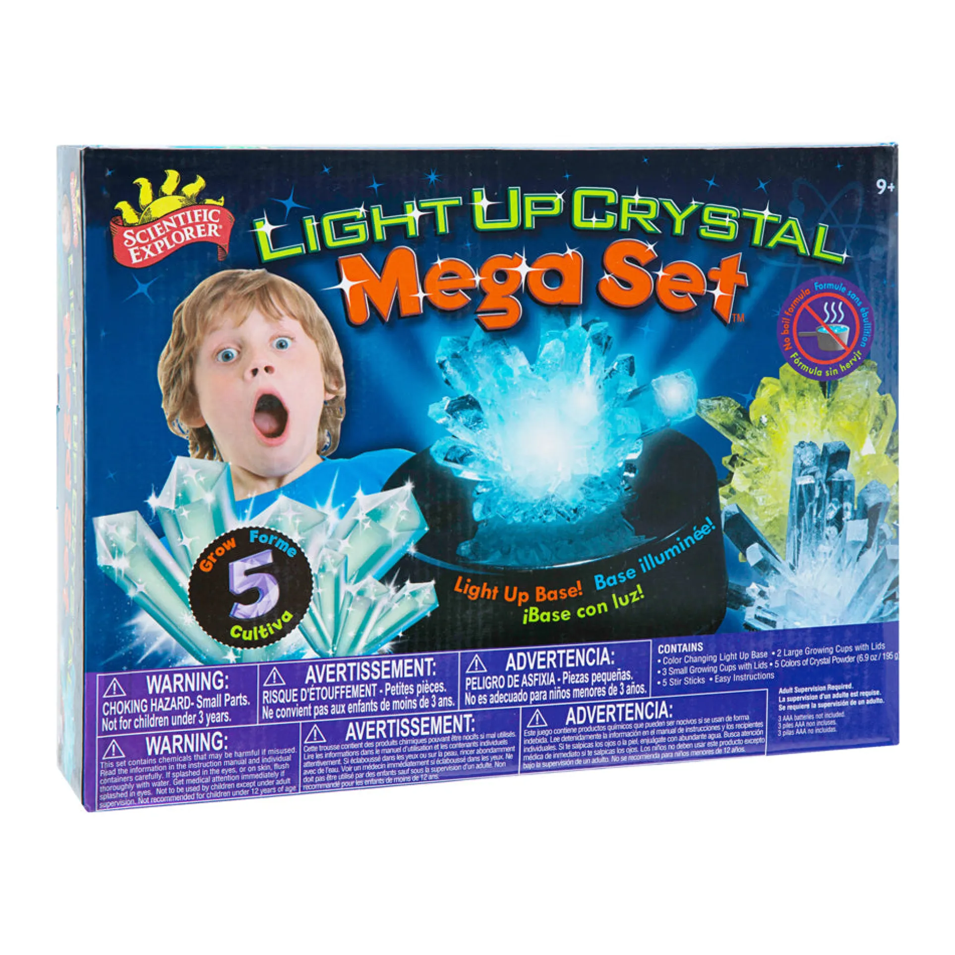 Scientific Explorer Light Up Crystal Growing Kit