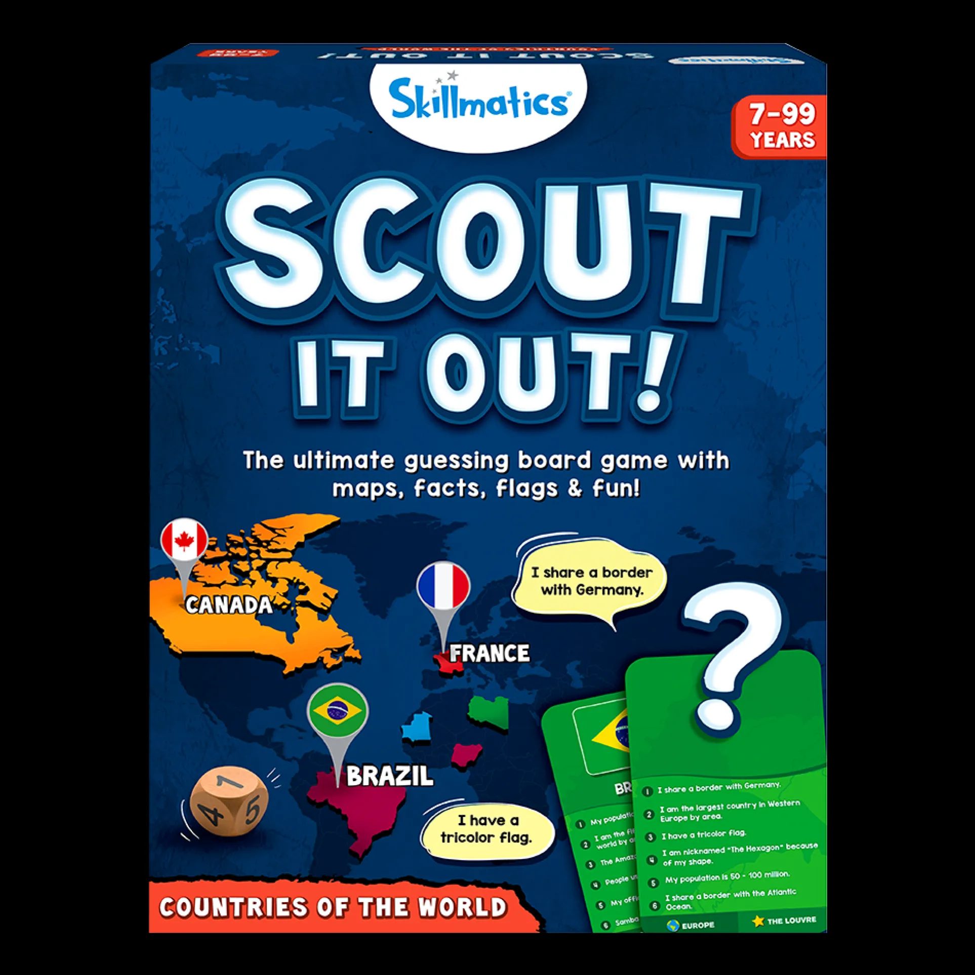 Scout It Out Countries Educational Board Game