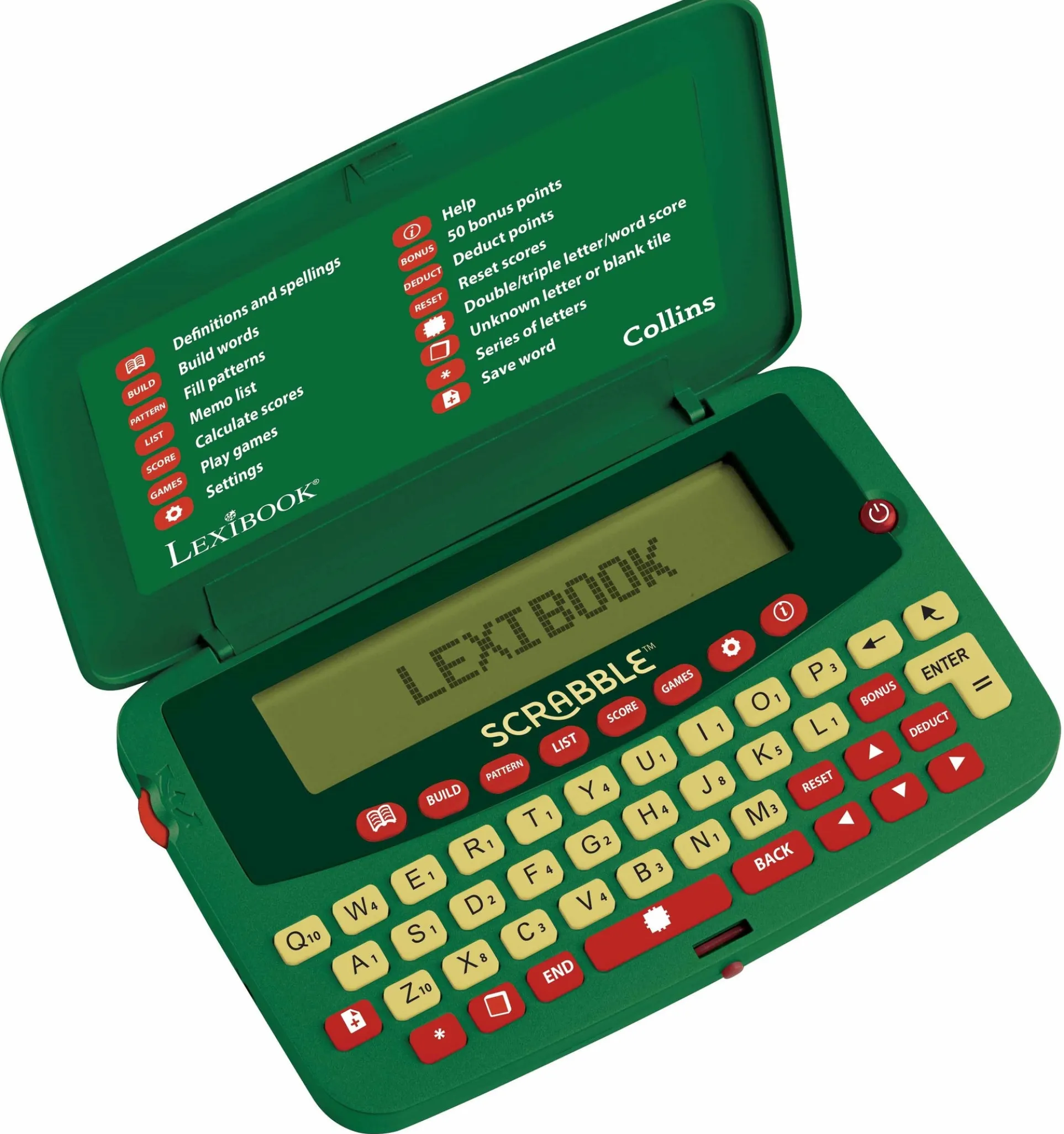 Scrabble Electronic Dictionary with Built-in Word Games