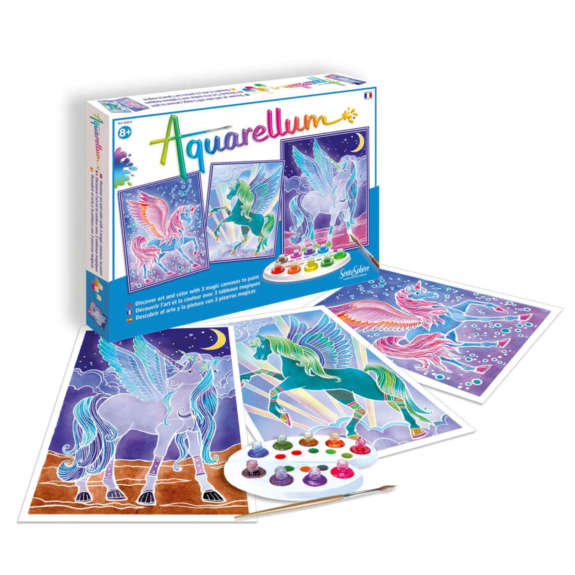 SentoSphere Aquarellum Pegasus Large Watercolor Painting Set