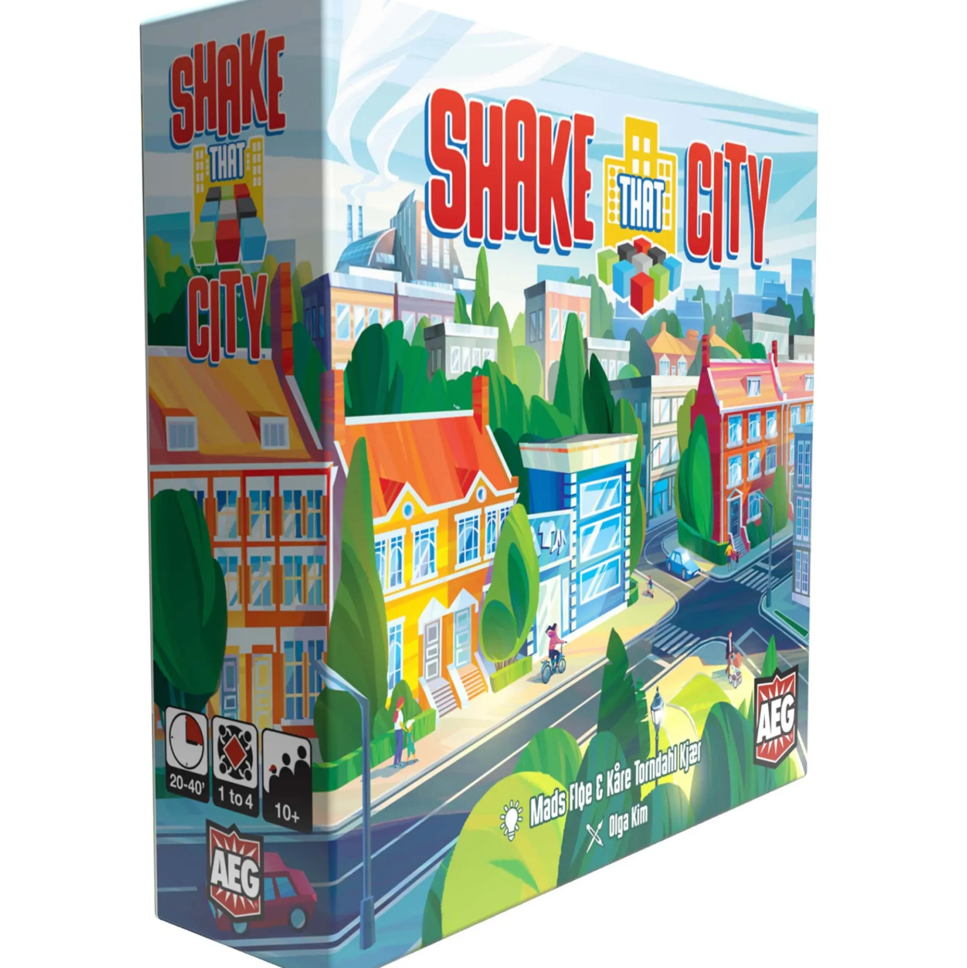 Shake That City Strategy Board Game - Urban Planning Dexterity Challenge