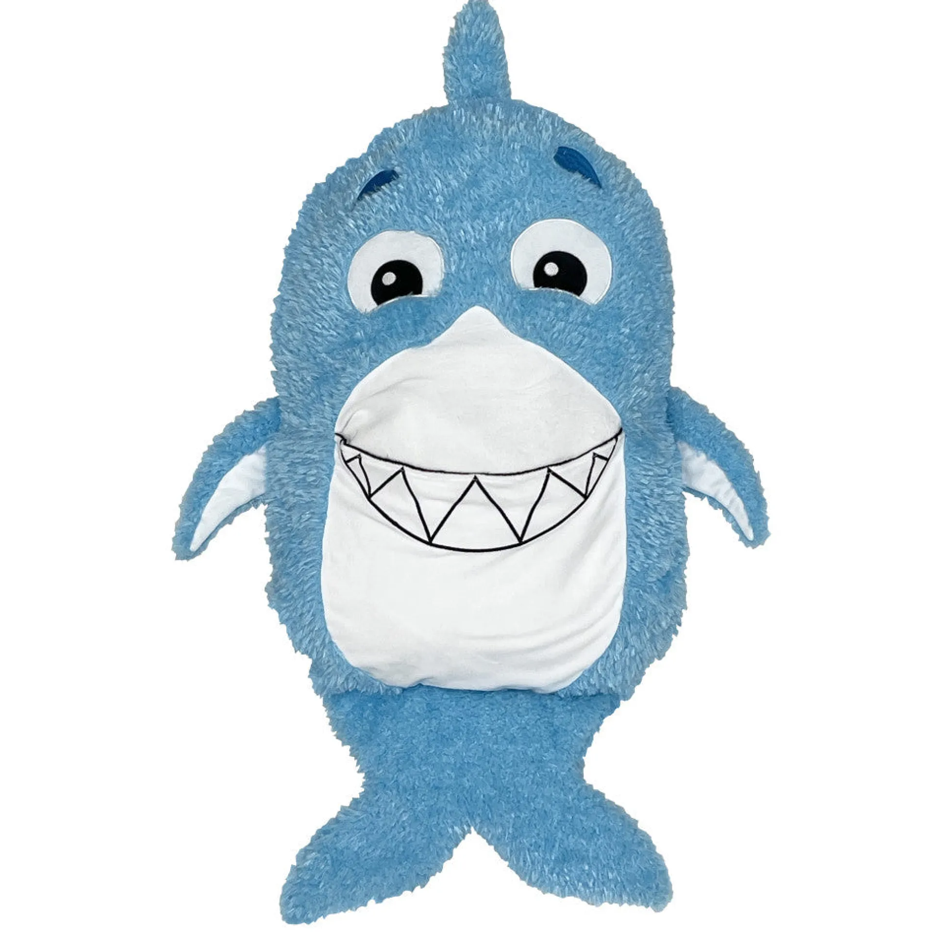 Shamzees Shark Plush Pillow Cover - Huggable Blue Friend for Bedtime