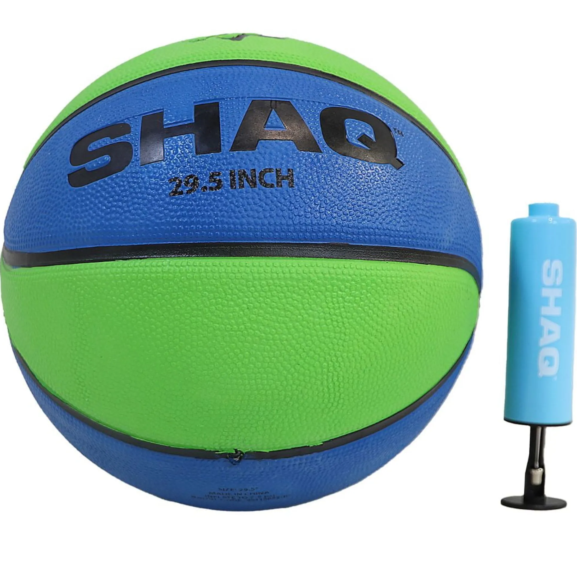 SHAQ 29.5" Official Composite Basketball with Mini Pump - Indoor/Outdoor Play
