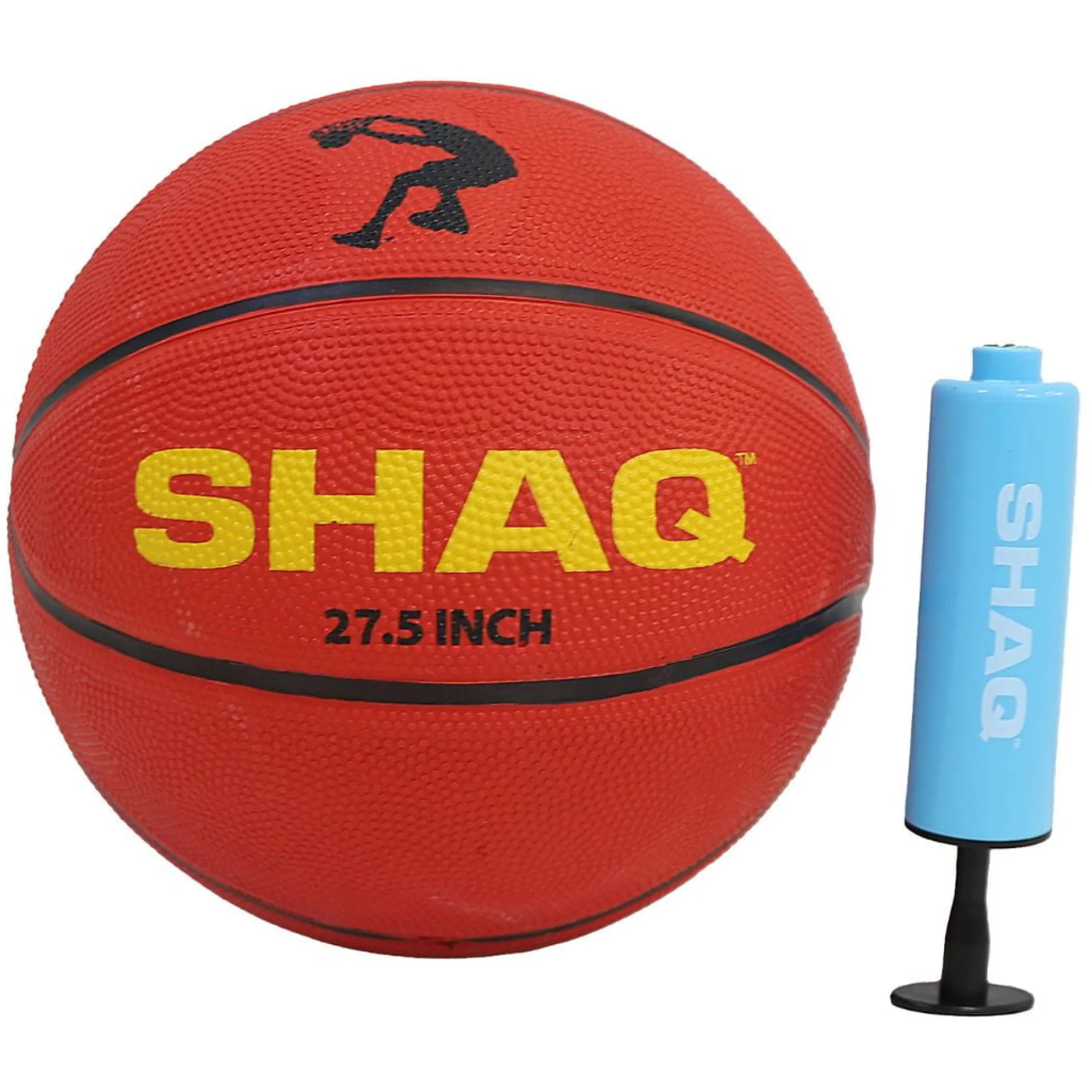 SHAQ Junior Pro 27.5" Indoor/Outdoor Basketball with Mini Pump - Size 5