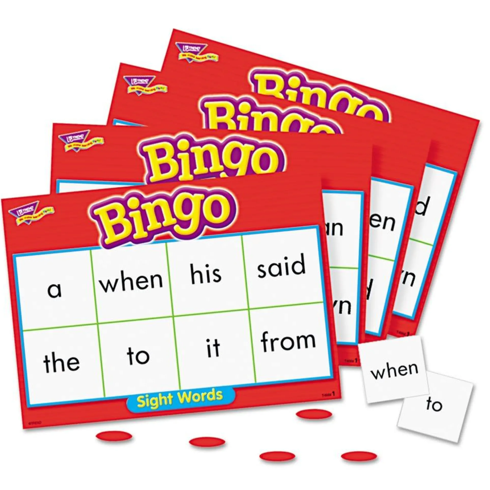 Sight Words Bingo - Educational Language Game for Kids