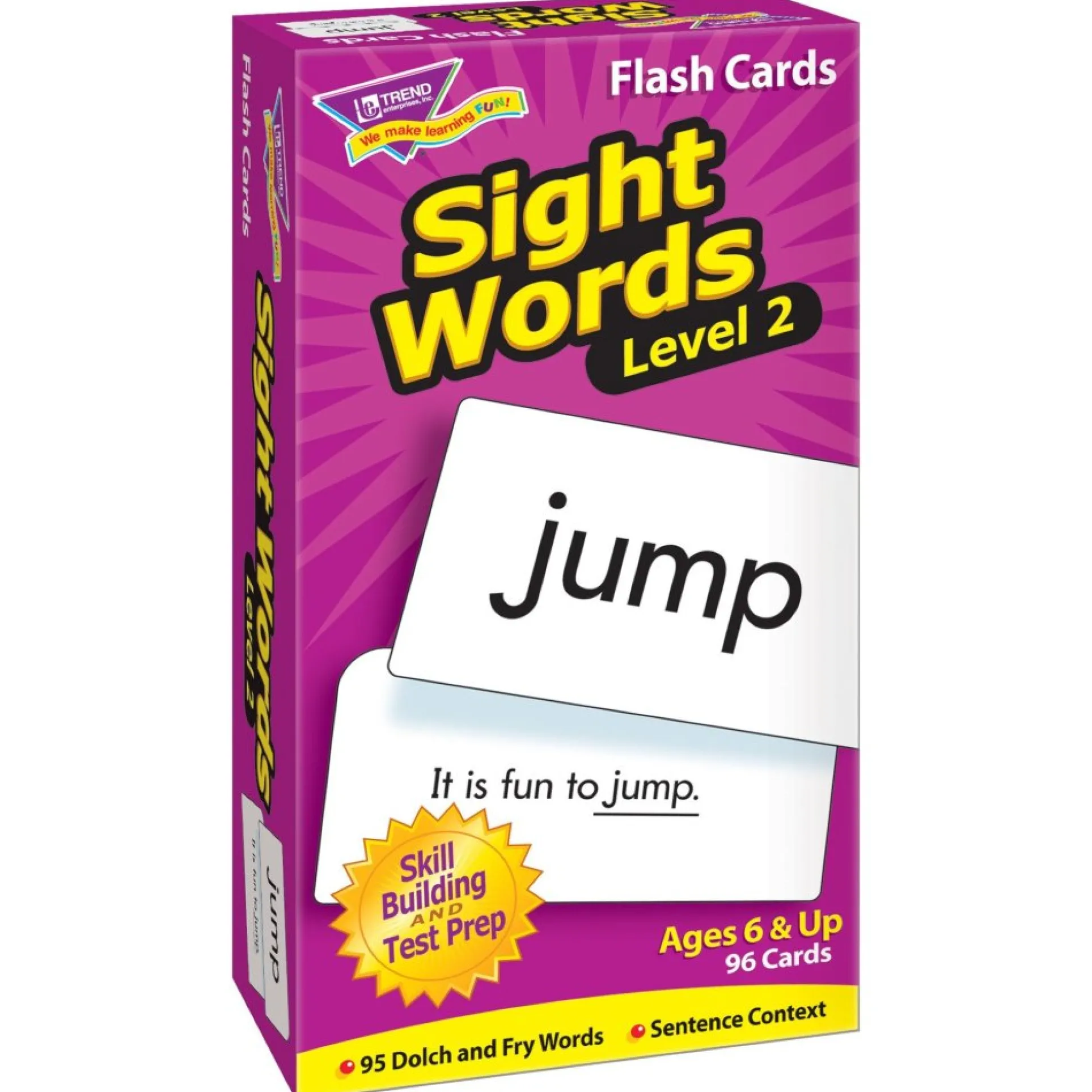 Sight Words Level 2 - Skill Drill Flash Cards for Early Reading
