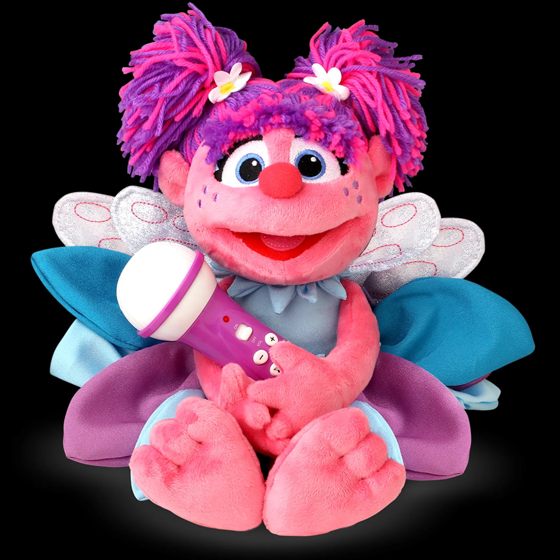 Singing Machine Sesame Street Karaoke Plush with built-in mic, Abby Cadabby