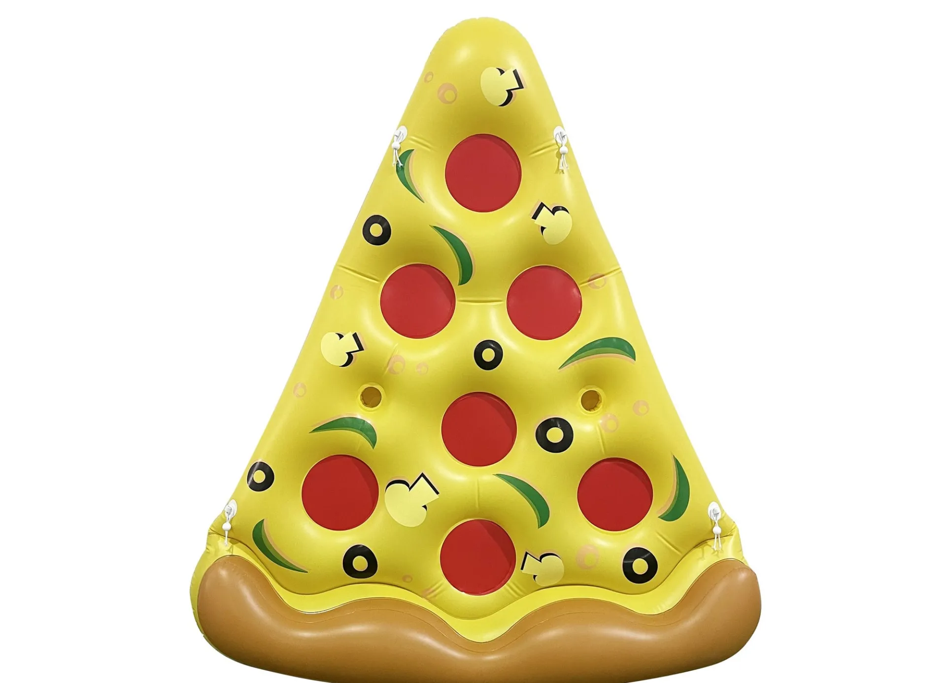 Sizzlin Cool Pizza 5-Feet Inflatable Pool Float with Cup Holders