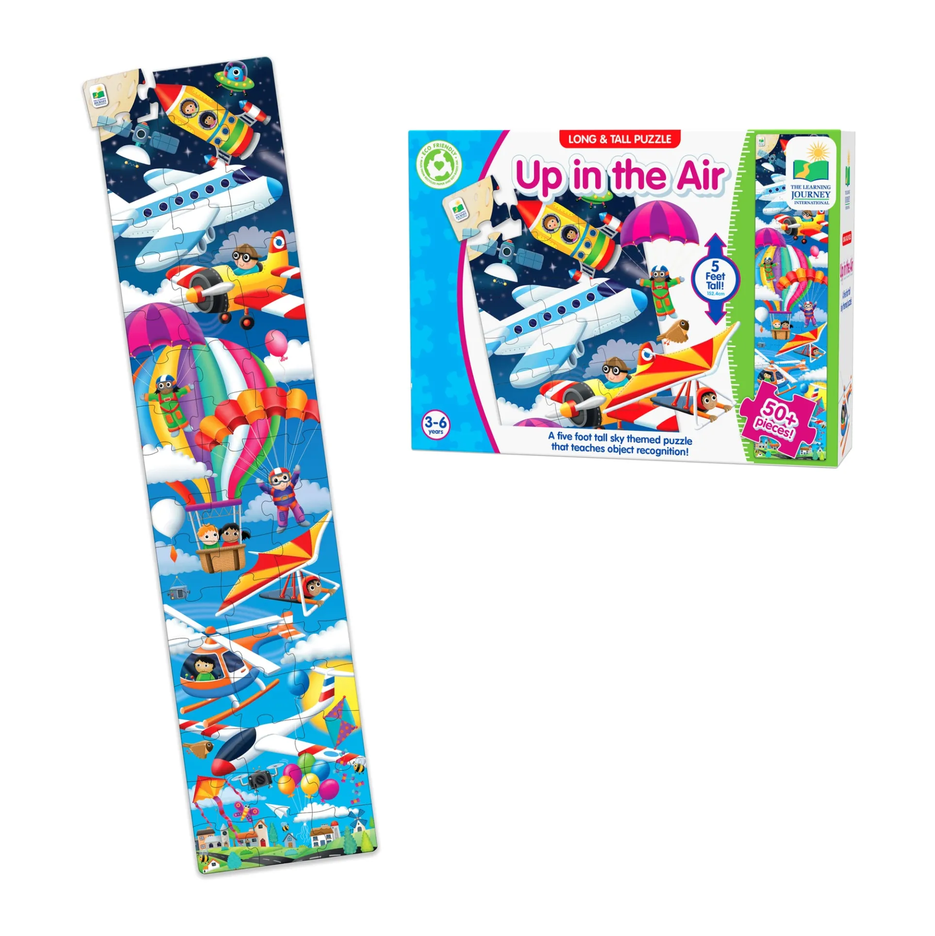 Sky-High Adventure Floor Puzzle - Up in the Air - 51 pc