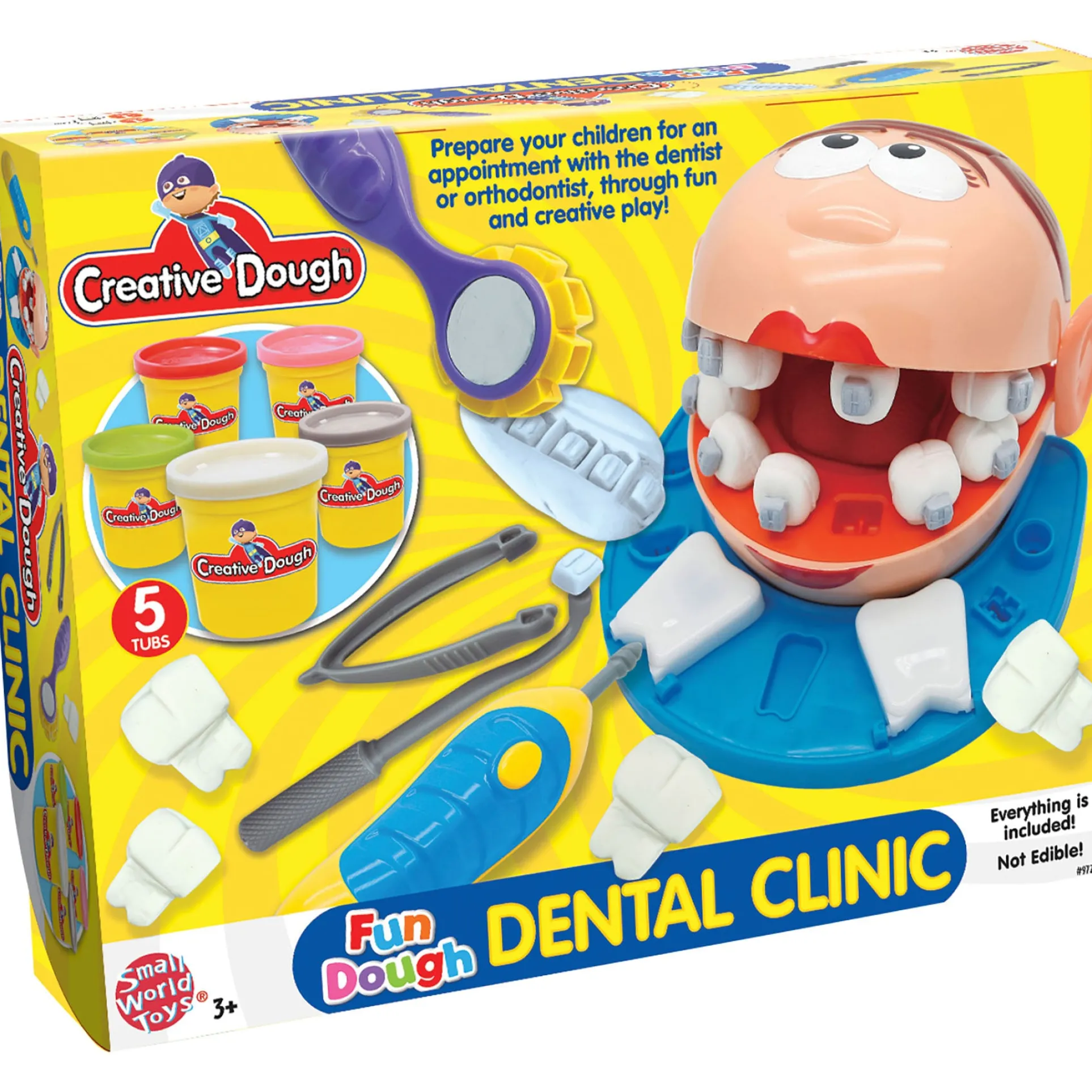 Small World Toys Creative Dough Dental Clinic Activity Set