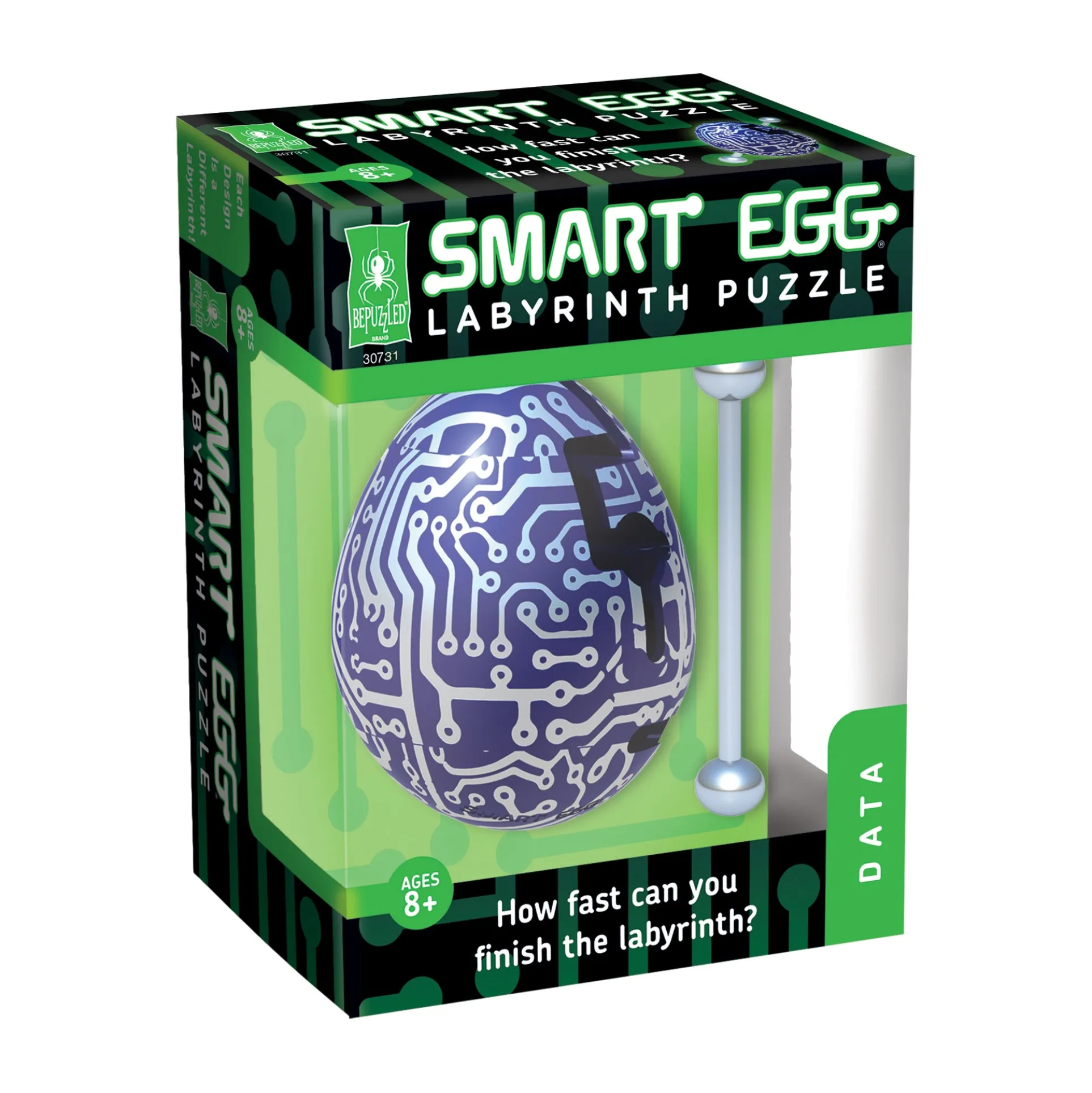 Smart Egg Labyrinth Puzzle - Data, 1-Layer Level 2 3D Puzzle