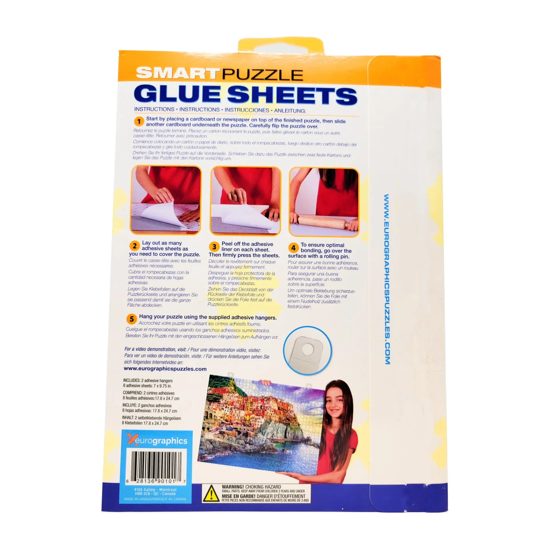 Smart Puzzle Glue Sheets - Easy Wall Display Solution