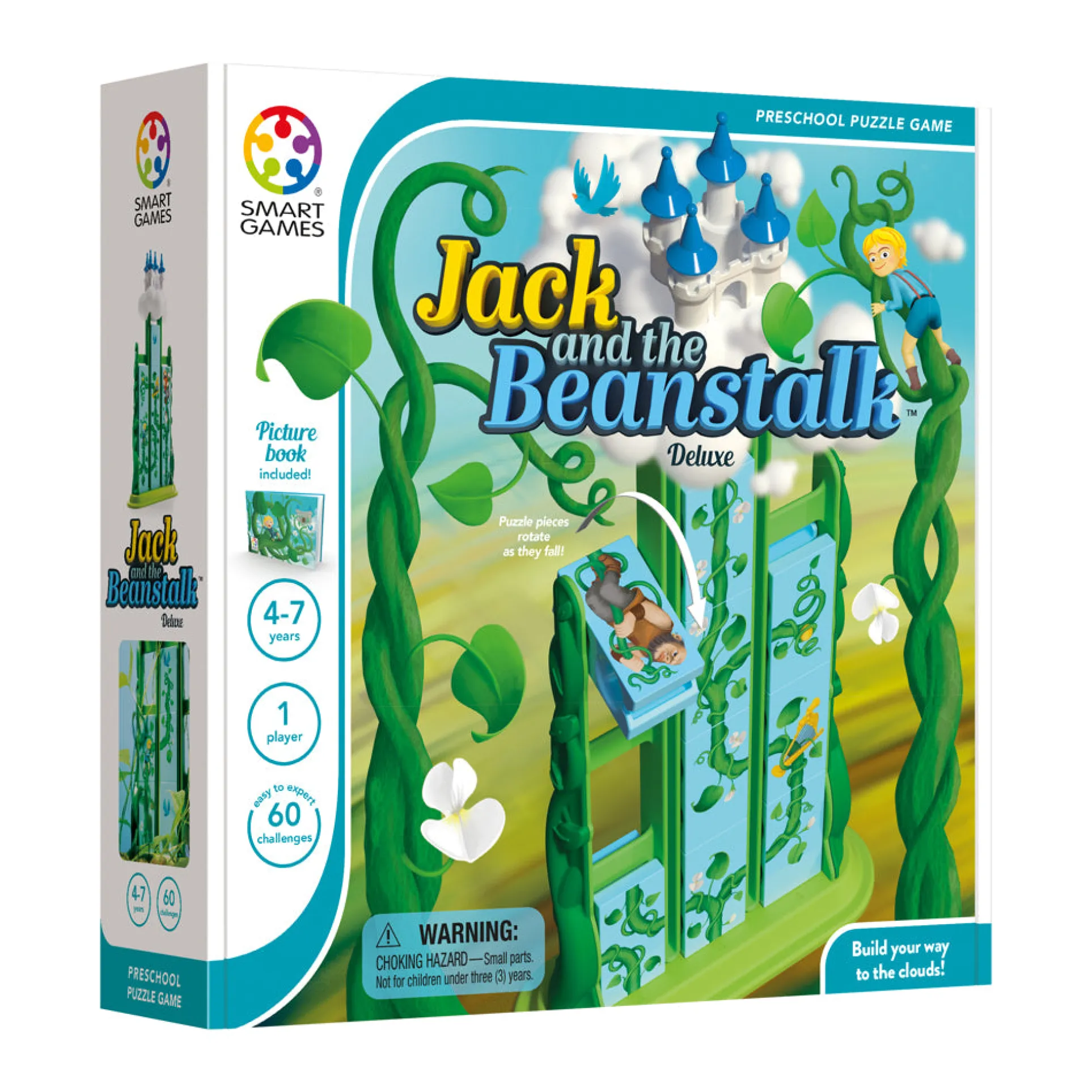SmartGames Jack and the Beanstalk Deluxe 3D Puzzle Game