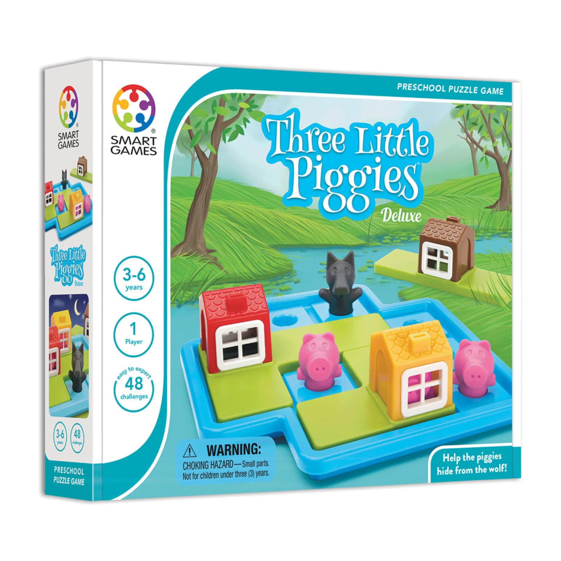 SmartGames Three Little Piggies Deluxe Cognitive Skill-Building Puzzle