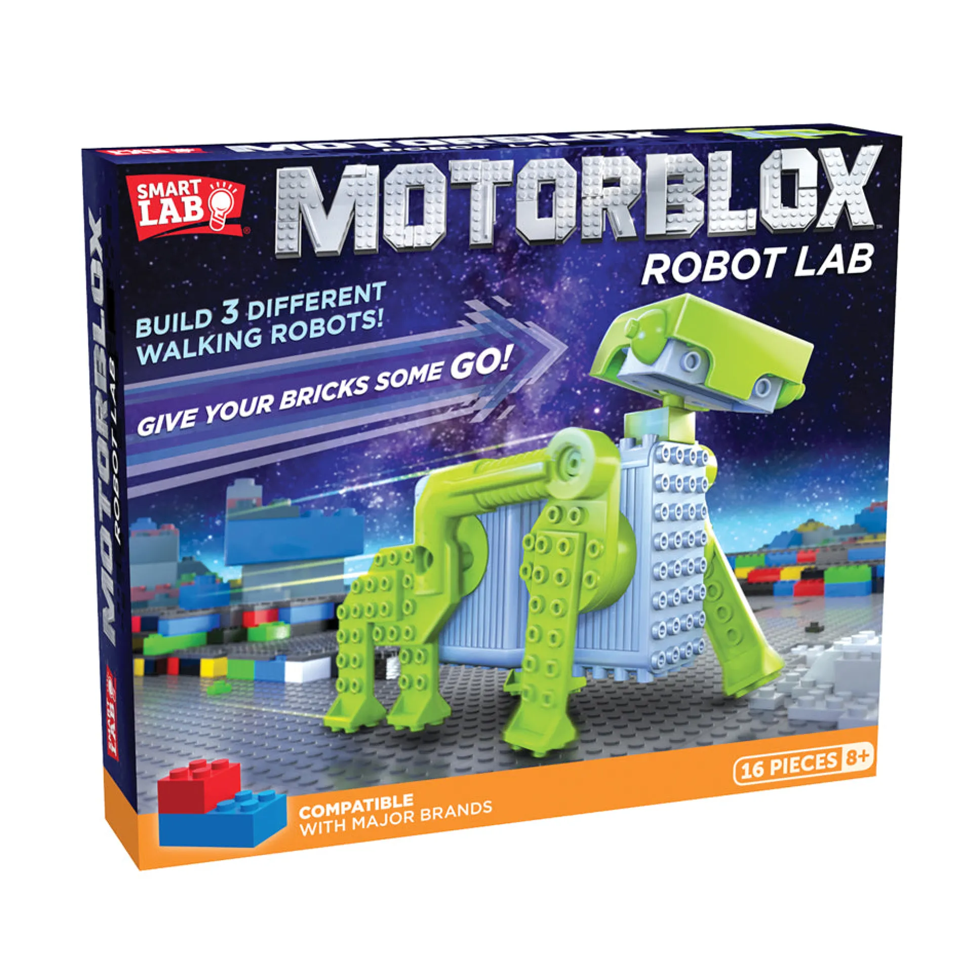 SmartLab Toys MotorBlox Robot Lab - Build Custom Motorized Robots