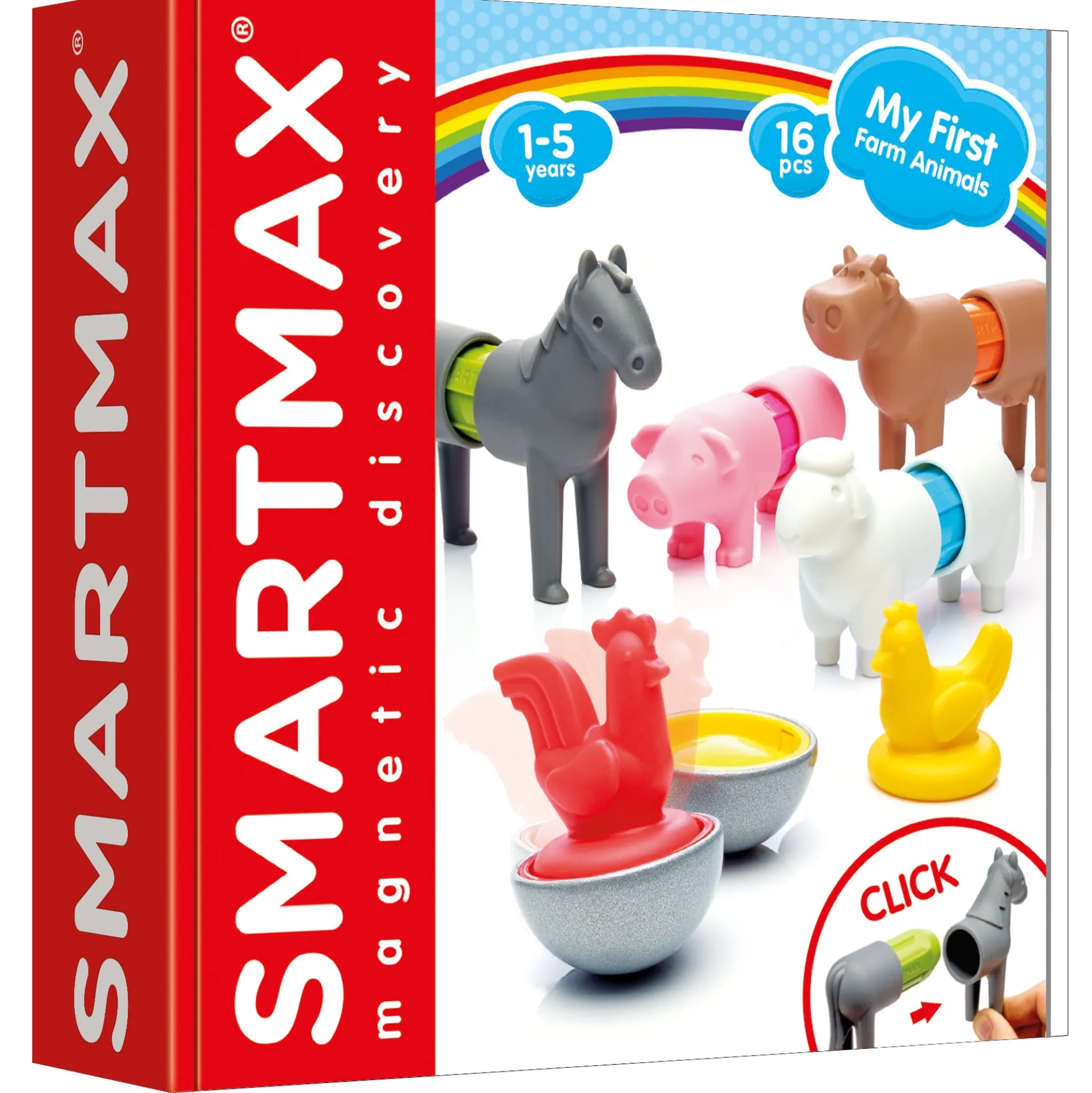 SmartMax My First Farm Animals - Magnetic Animal Figure Set