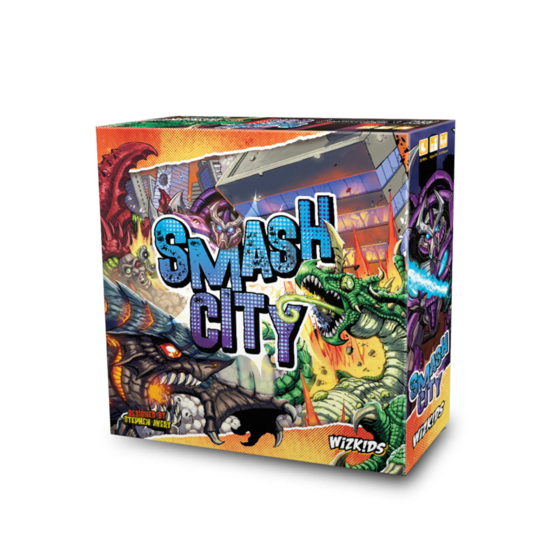 Smash City Kaiju Monster Showdown Board Game