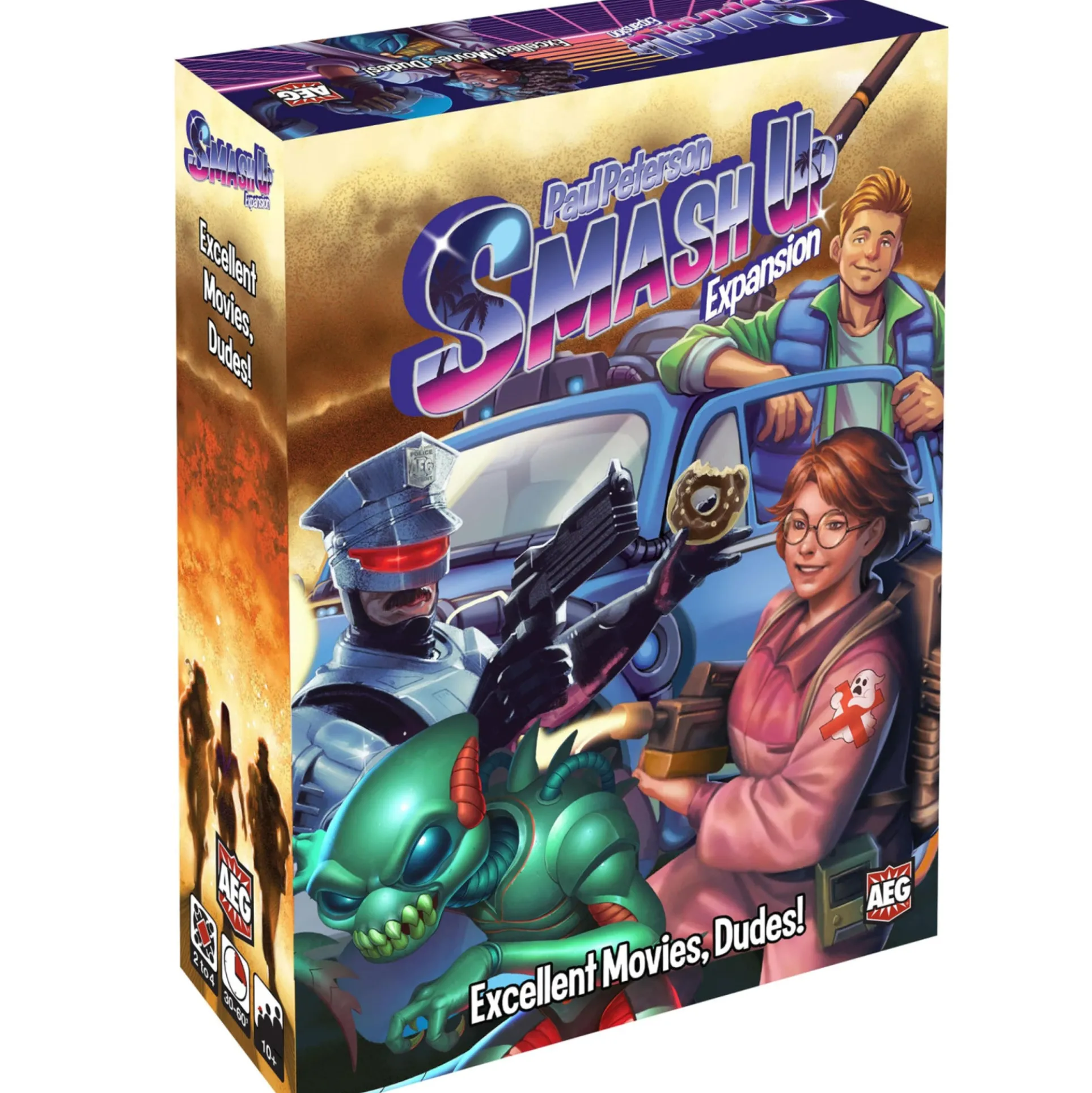 Smash Up: Excellent Movies, Dudes! Expansion Deck Game