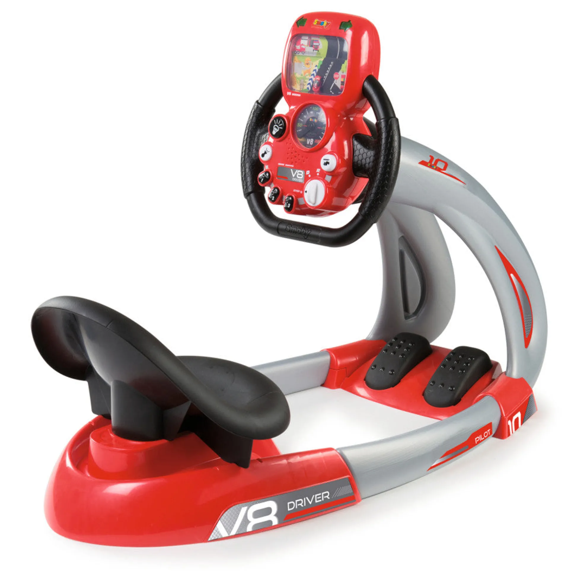 Smoby V8 Driver Racing Simulator Playset with Smartphone App