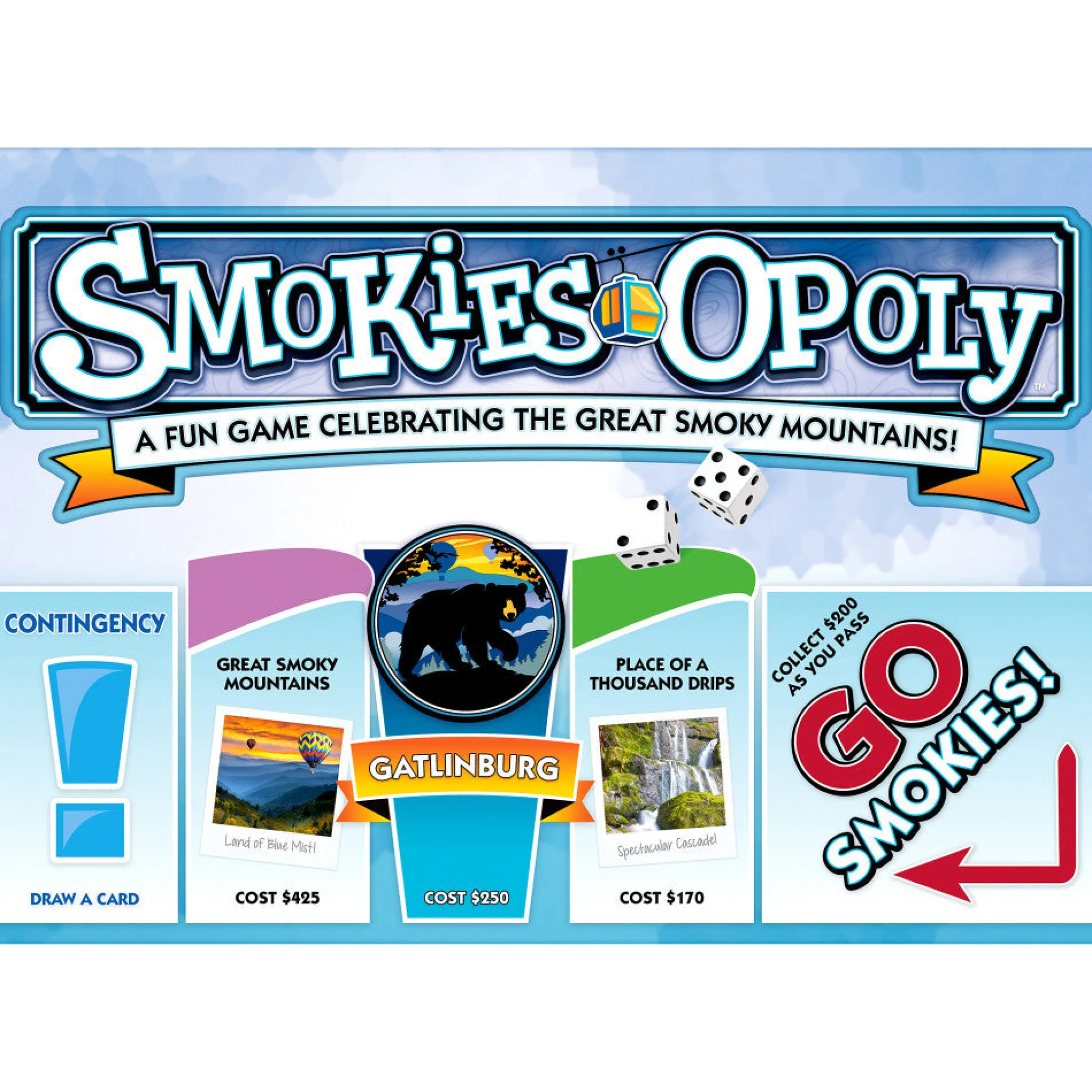Smokies-Opoly Great Smoky Mountains Edition Board Game