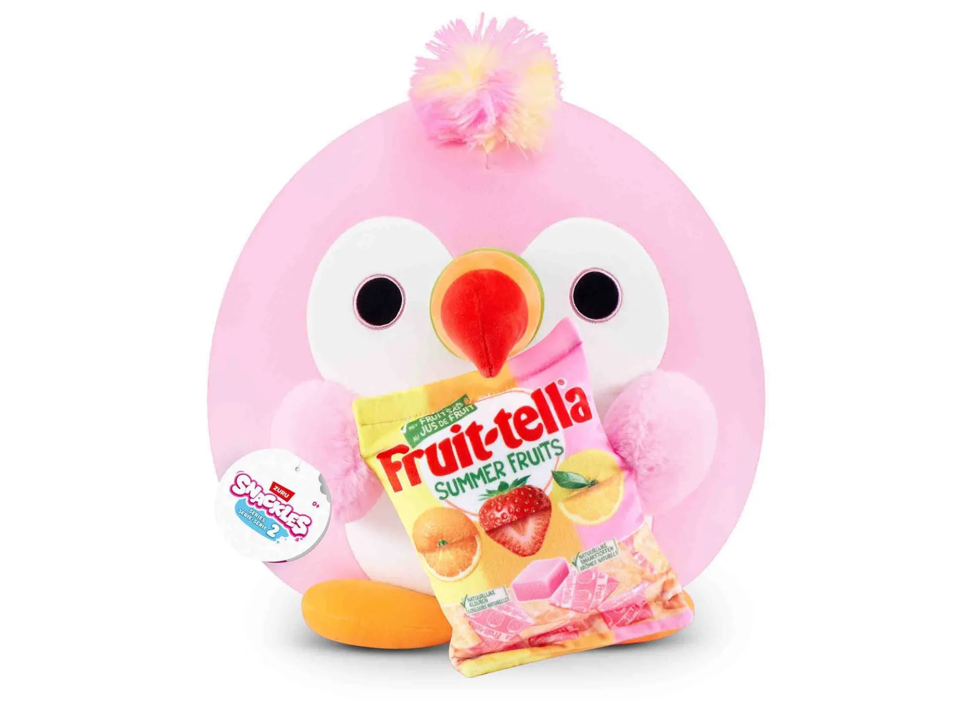 Snackles Series 2 Super Soft 16-inch Toucan and Fruitella Plush