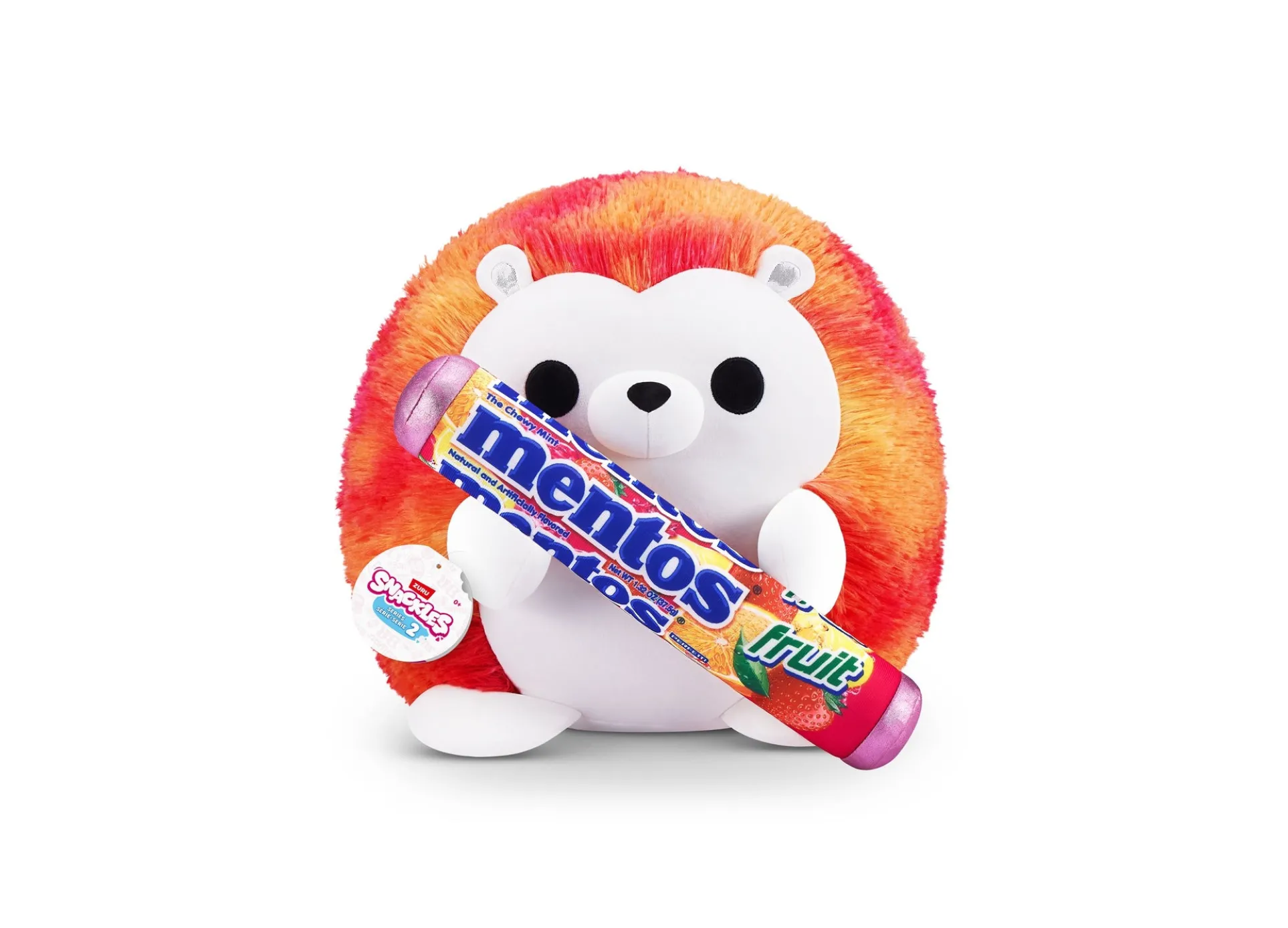 Snackles Zuru 16 inch Large Hedgehog Mentos Fruit Soft Plush Toy