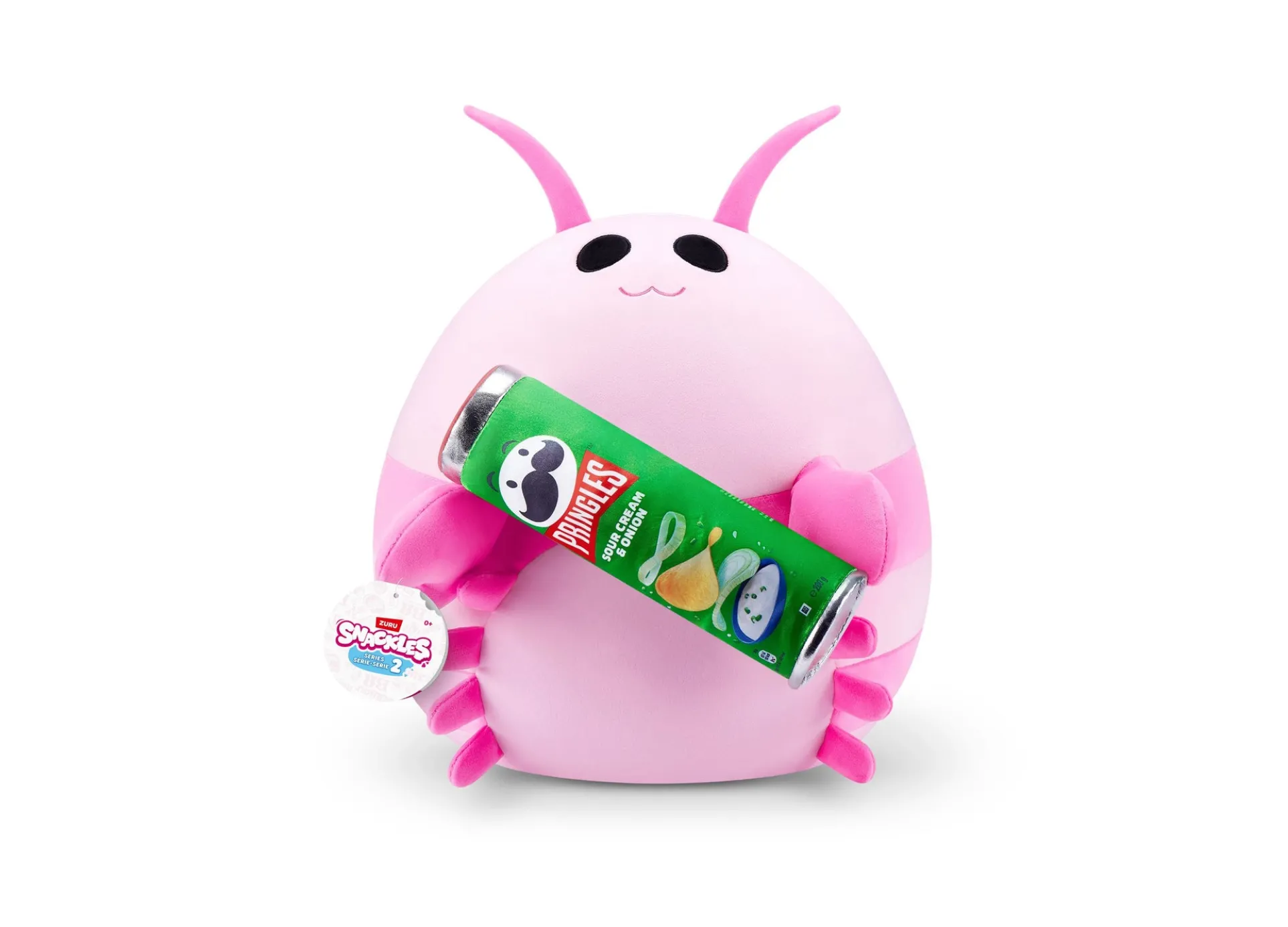 Snackles Zuru 16 inch Pink Hippo Pringles Plush Toy