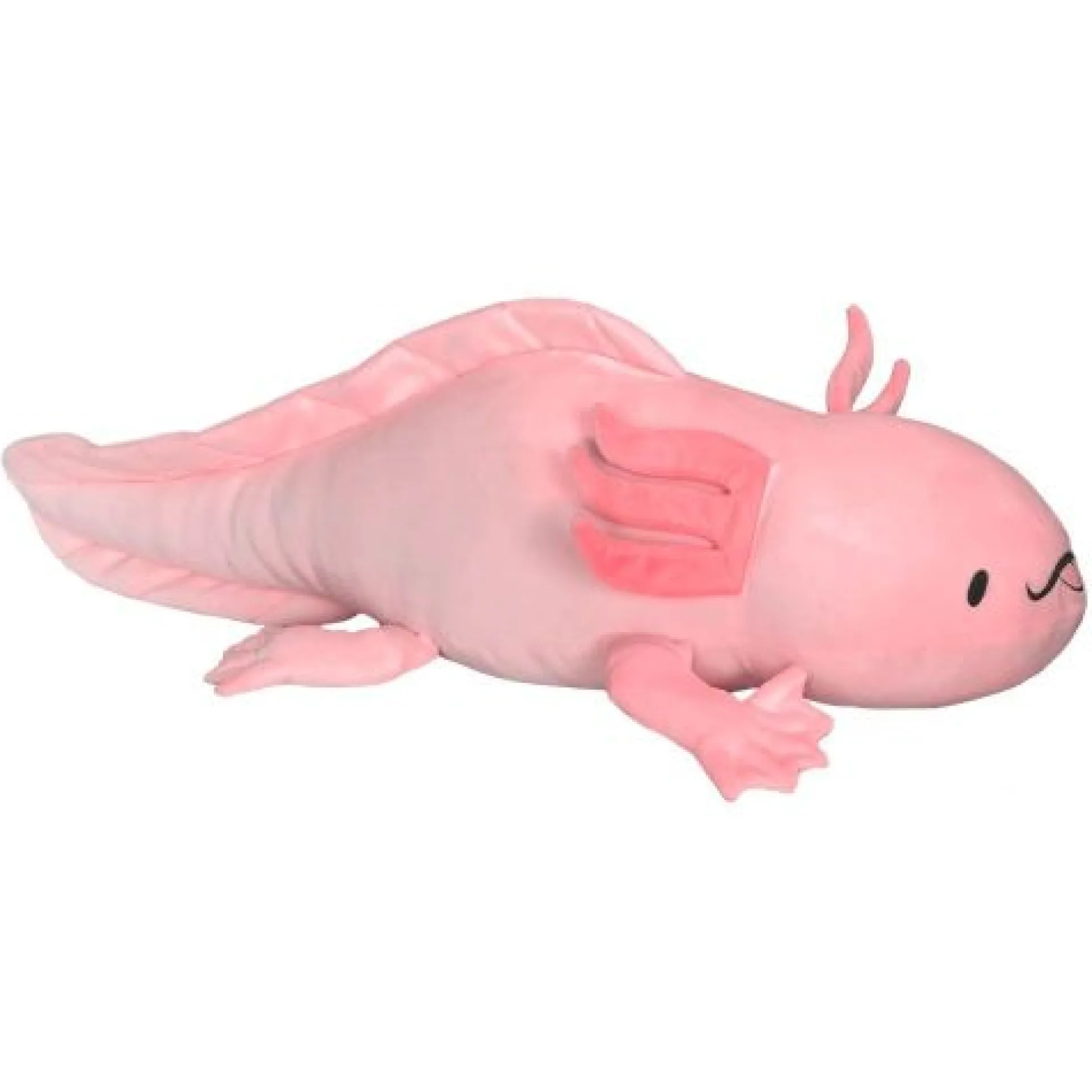 Snoozimals 20-inch Plush Lola the Axolotl - Vibrant Pink