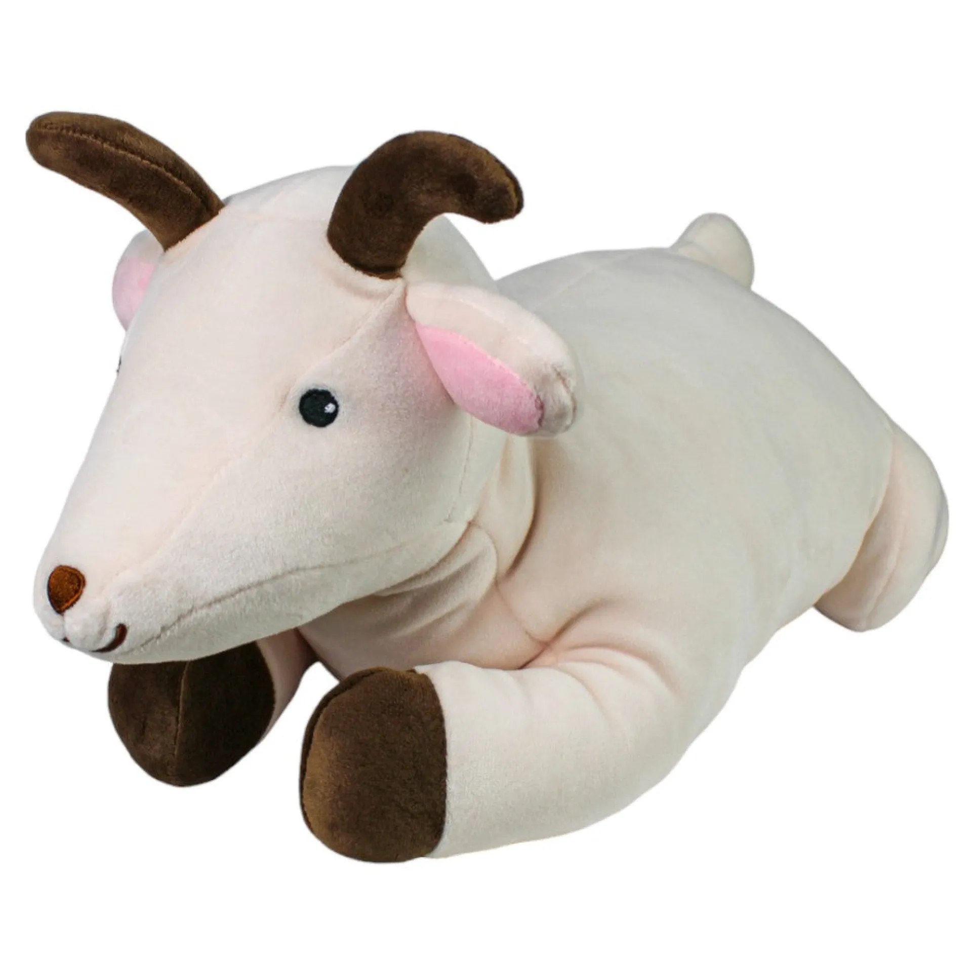 Snoozimals Snuggly 20in Goat Plush - Adorable Cuddly Toy